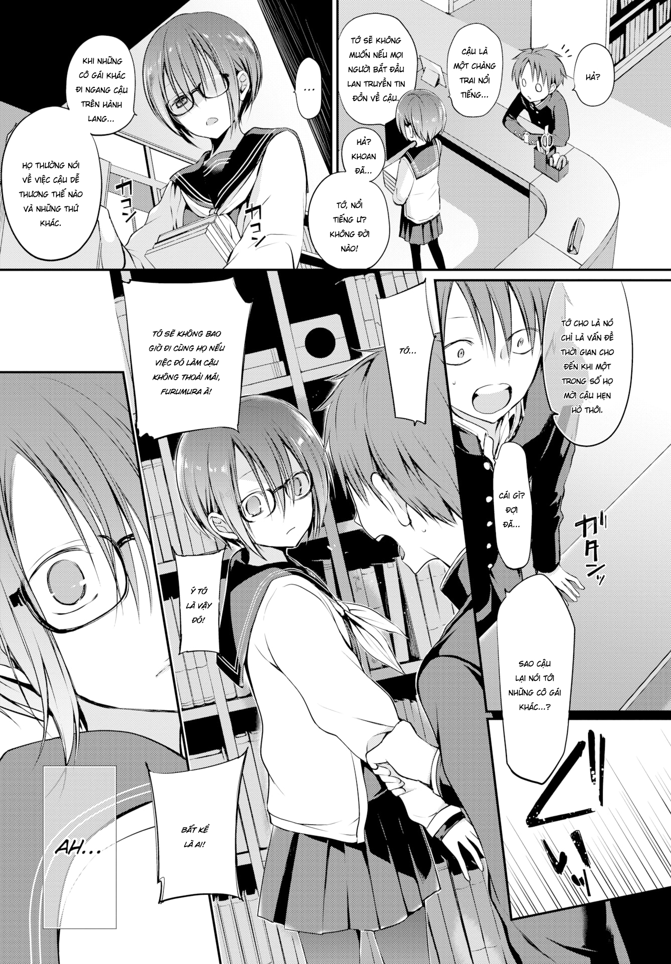 Đọc truyện hentai Cậu không cần nhìn chằm chằm vào tớ đâu - Oneshot