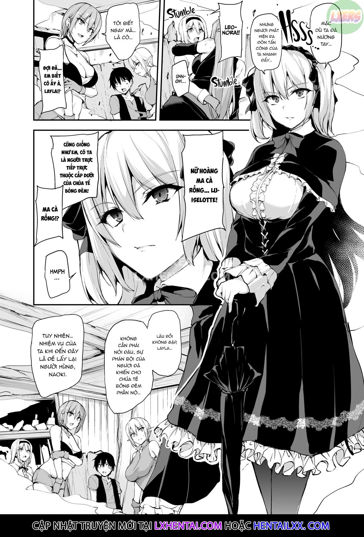 Đọc truyện hentai Tales of a Harem in Another World - Chap 7 - Clash! The Vampire Girl Vs. The Haughty Princess