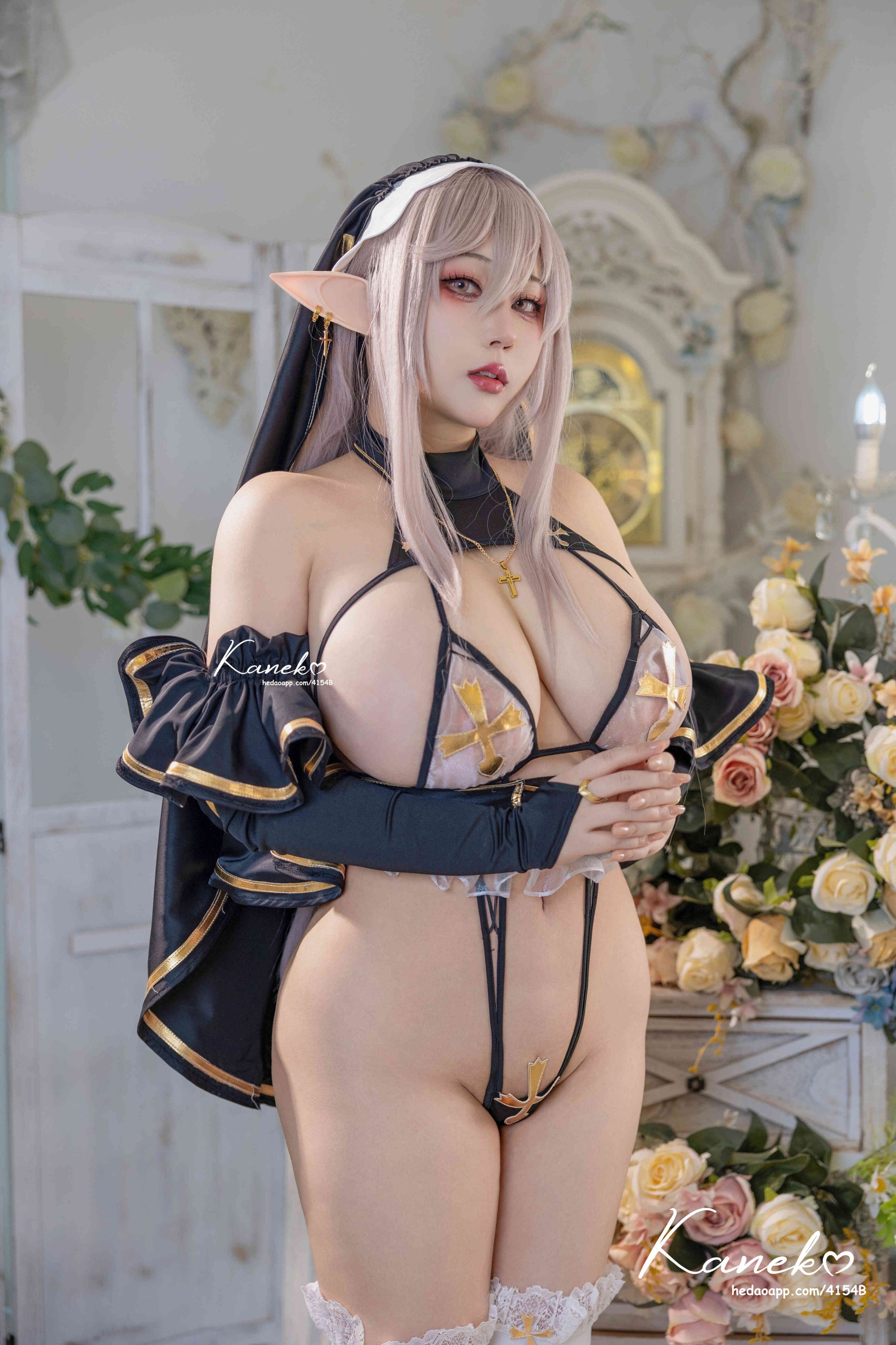 Đọc truyện hentai Tuyển tập Albums siêu phẩm Cosplay - Chap 1098 - KANEKO - Elf Nun