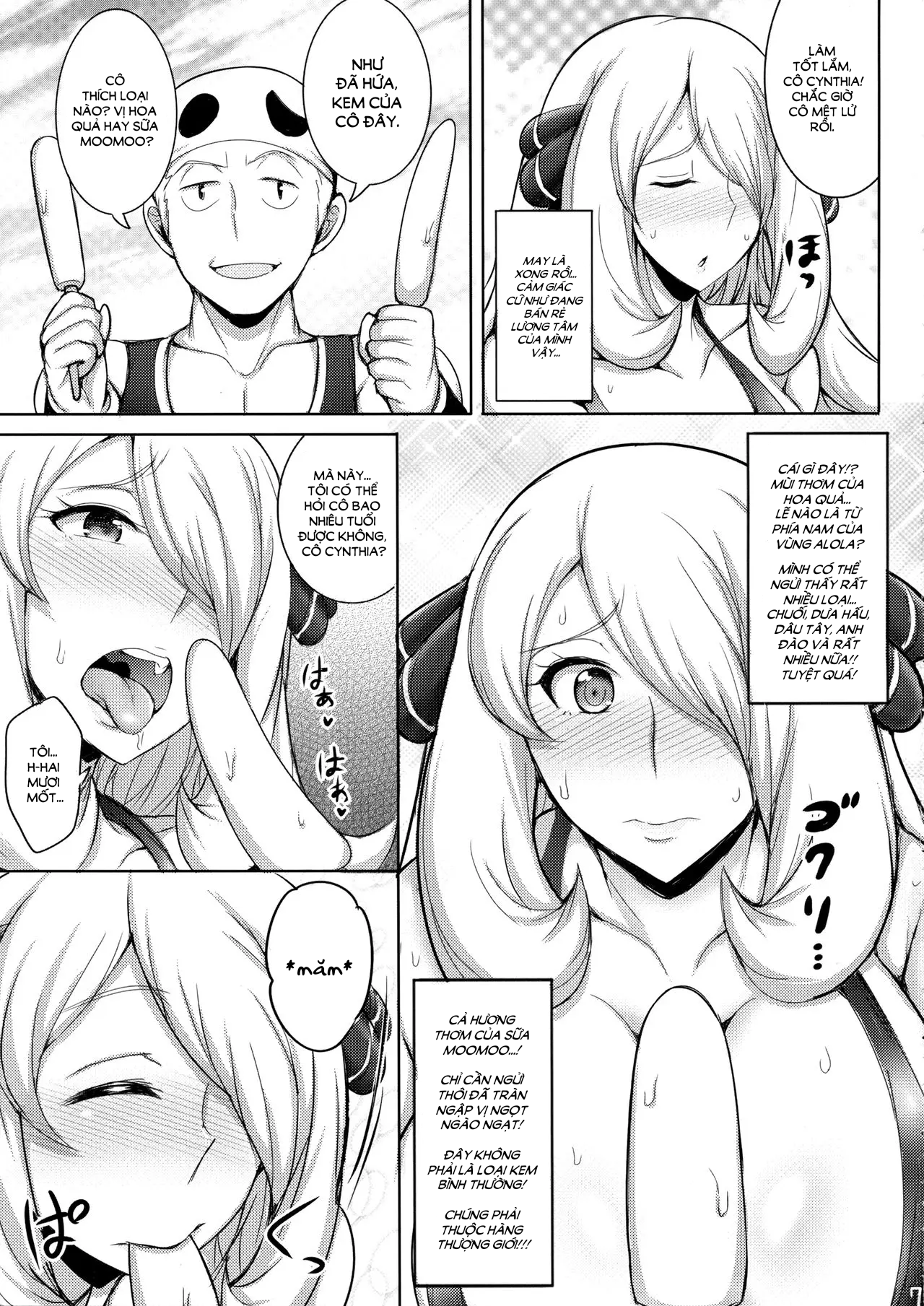 Đọc truyện hentai Alola! Chụp Cynthia mặc Bikini! - Oneshot