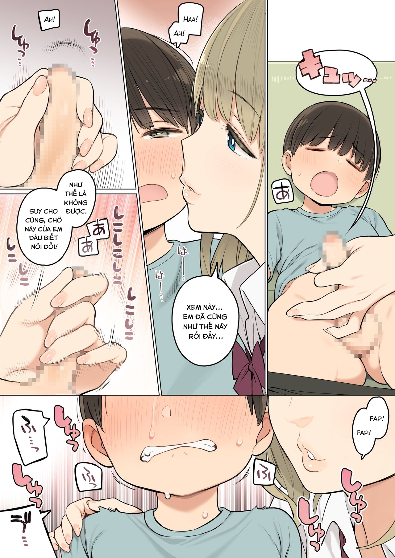 Đọc truyện hentai Mấy bà bạn của chị tôi thật hư hỏng!! - Oneshot