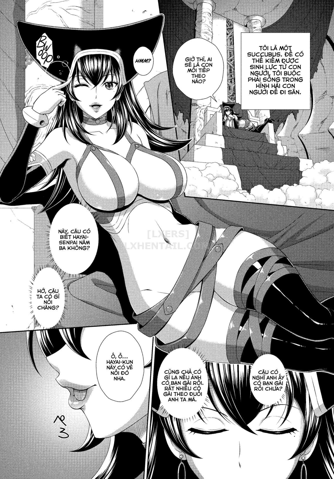 Đọc truyện hentai The School Nurse Is a Sex-Crazed Succubus - Chap 2