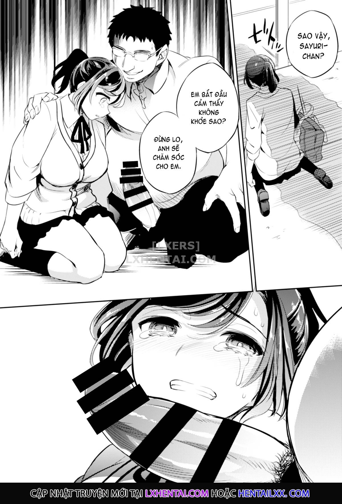 Đọc truyện hentai Sayuri - Kareshi to Hatsu H Mokuzen ni Chikan ni NTR-reta Shoujo - Chap 1