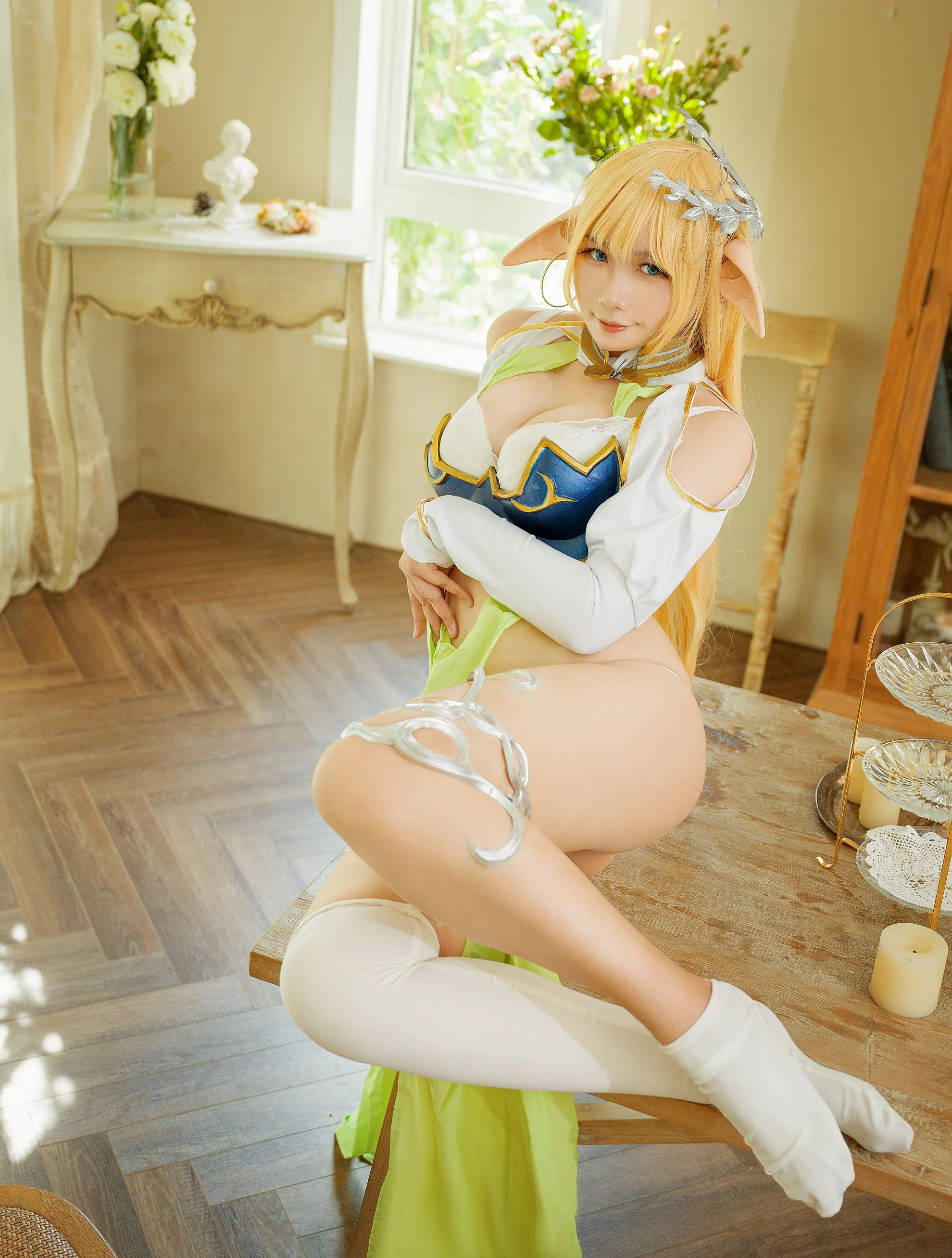 Đọc truyện hentai Tuyển tập Albums siêu phẩm Cosplay - Chap 911 - [Mahua Sauce] Elf Village Lincia