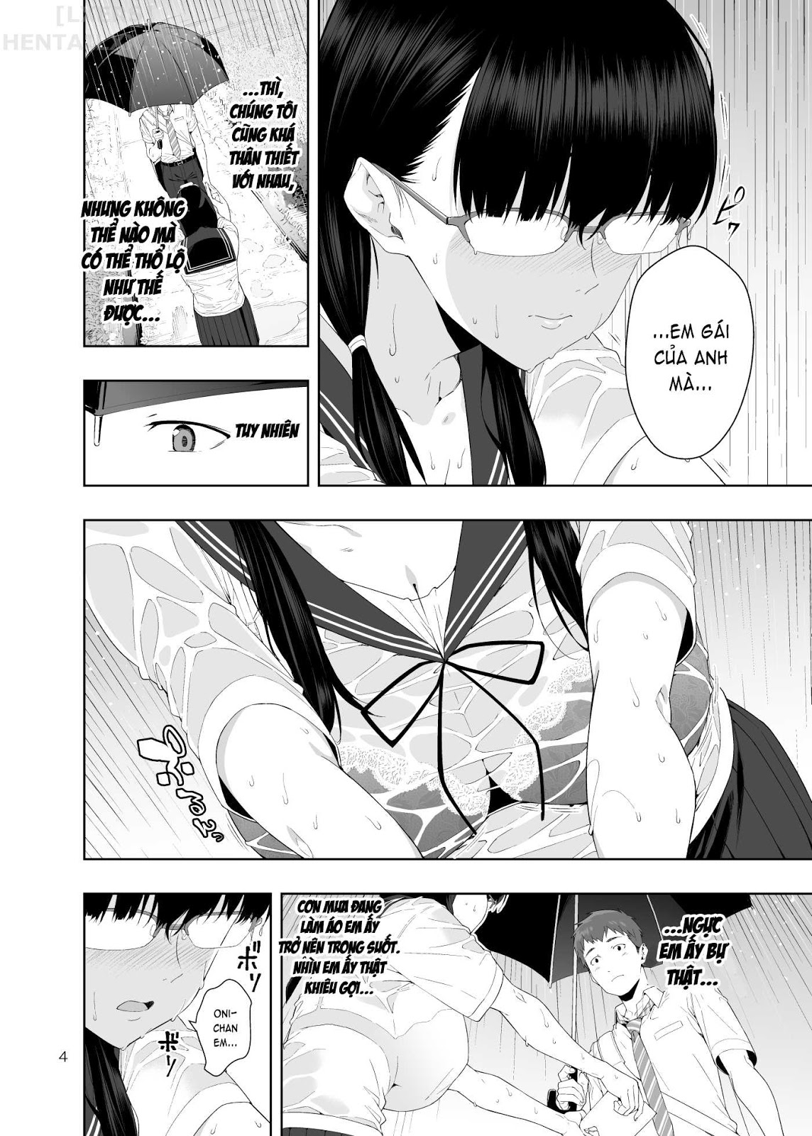 Đọc truyện hentai Rain -It Was My Sister Who Confessed To Me- - Oneshot