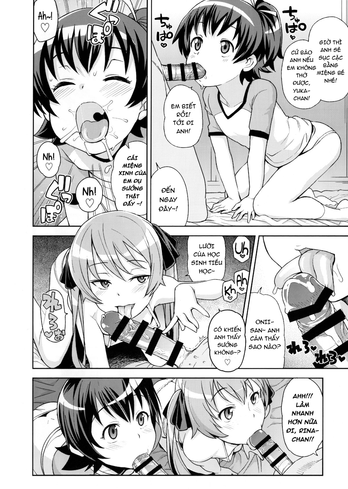 Đọc truyện hentai Đụ tập thể 2 bé loli bắn phụt phụt - Oneshot
