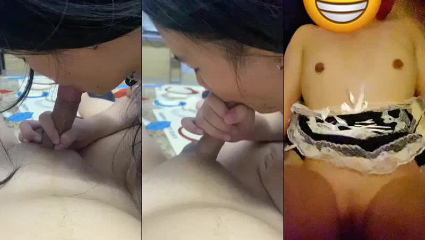 Em mới làm tóc đi chơi mà anh bắt em làm hầu gái bú cu ngập mồm ~ Sex Việt Nam
