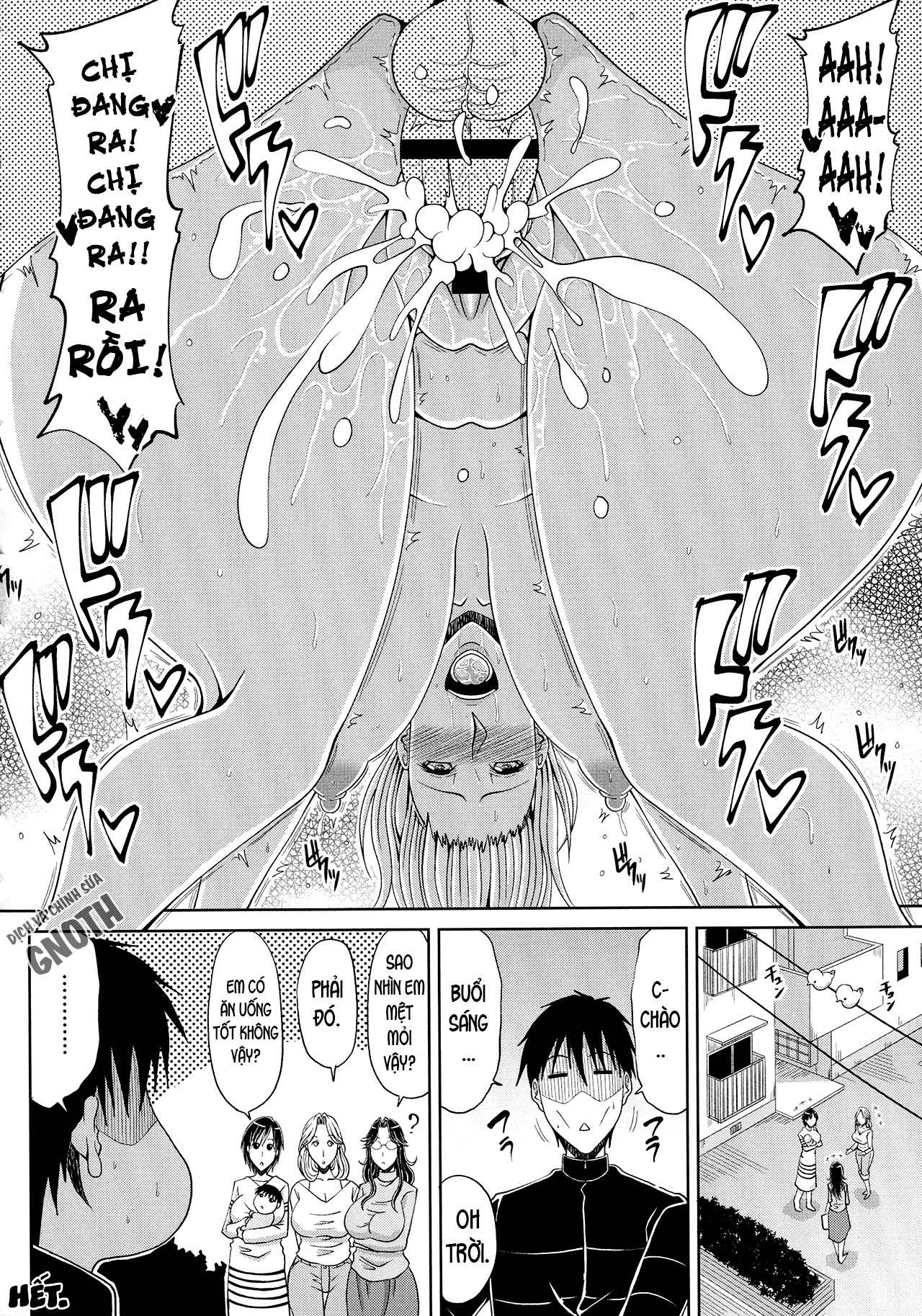 Đọc truyện hentai Haramase!~Tanetsuke sareru Hitozuma-tachi~ - Chap 4 - Chung cư dâm dục (4)