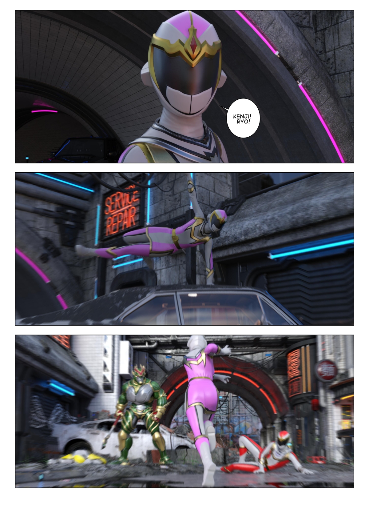 Đọc truyện hentai Biệt đội siêu anh hùng cùng gái xinh - Chap 2