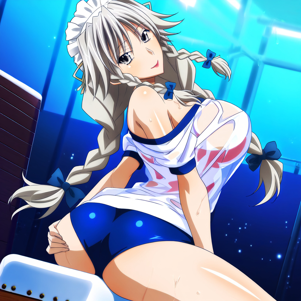 Đọc truyện hentai Tuyển tập Albums Art hentai - Chap 274 - Grayfia AI illustration gymnastics bloomers