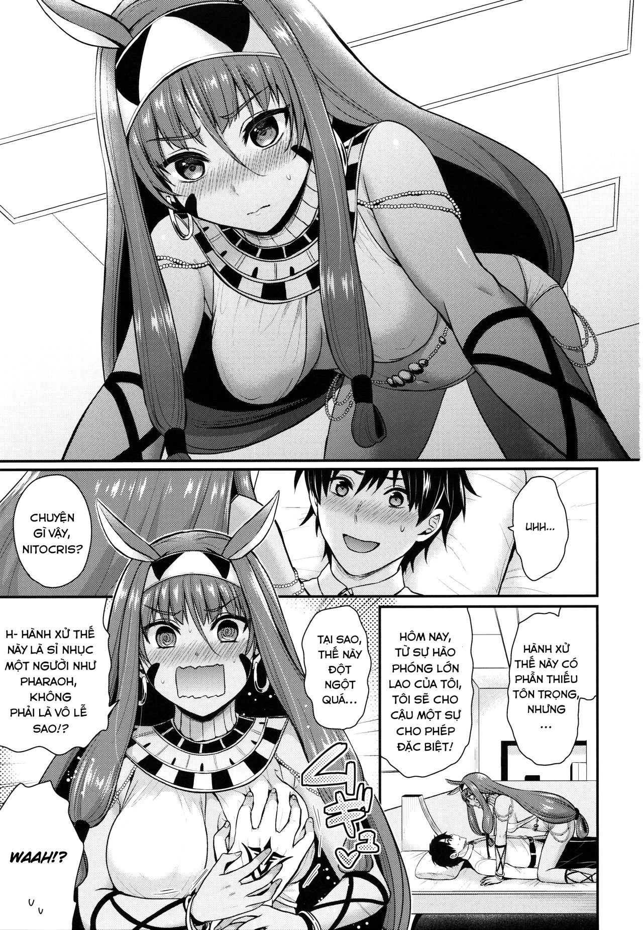 Đọc truyện hentai Nitocris muốn làm chuyện đó với Master. - Oneshot