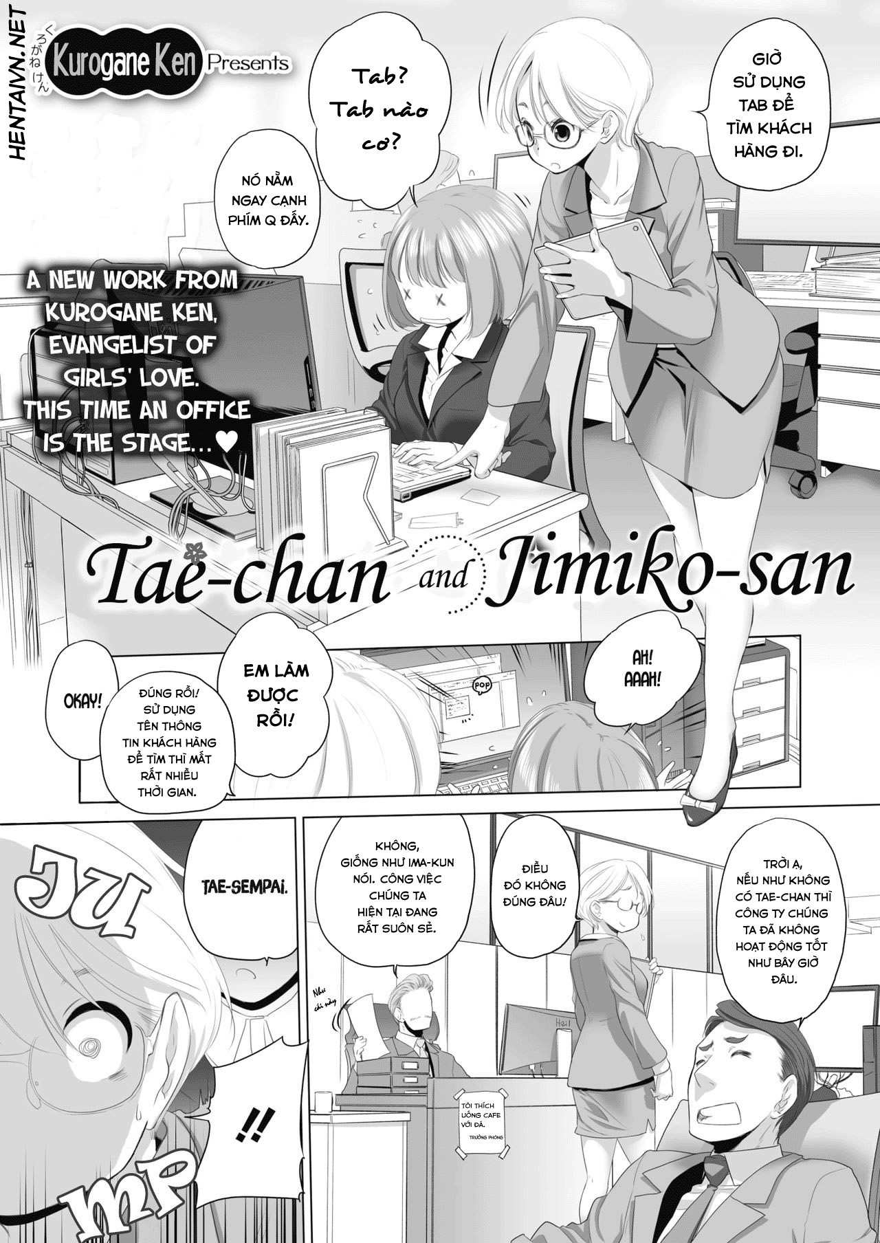 Đọc truyện hentai Tae-chan and Jimiko-san - Chap 1