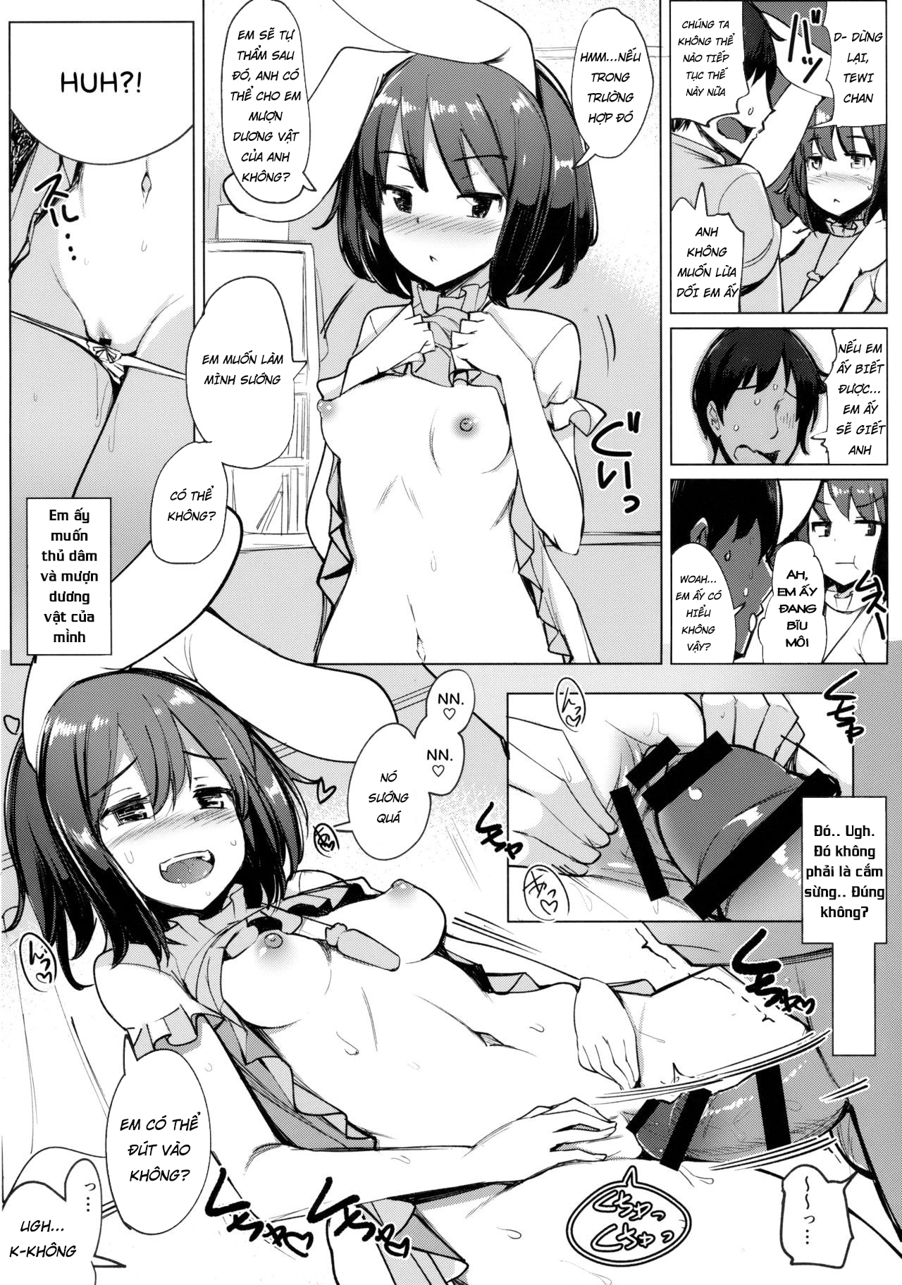 Đọc truyện hentai Uwaki Shite Tewi-chan to Sex Shita - Chap 1