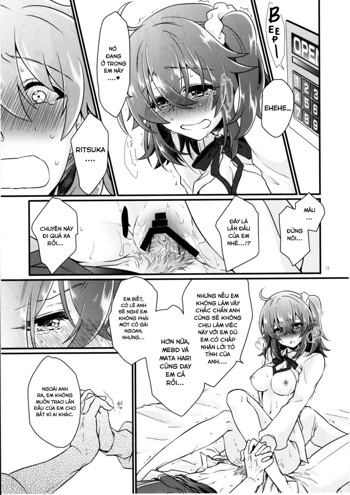 Đọc truyện hentai Doutei o Sutenai to Derarenai Heya ni Tojikomeraretara Happy End ni Natta Hanashi - Oneshot