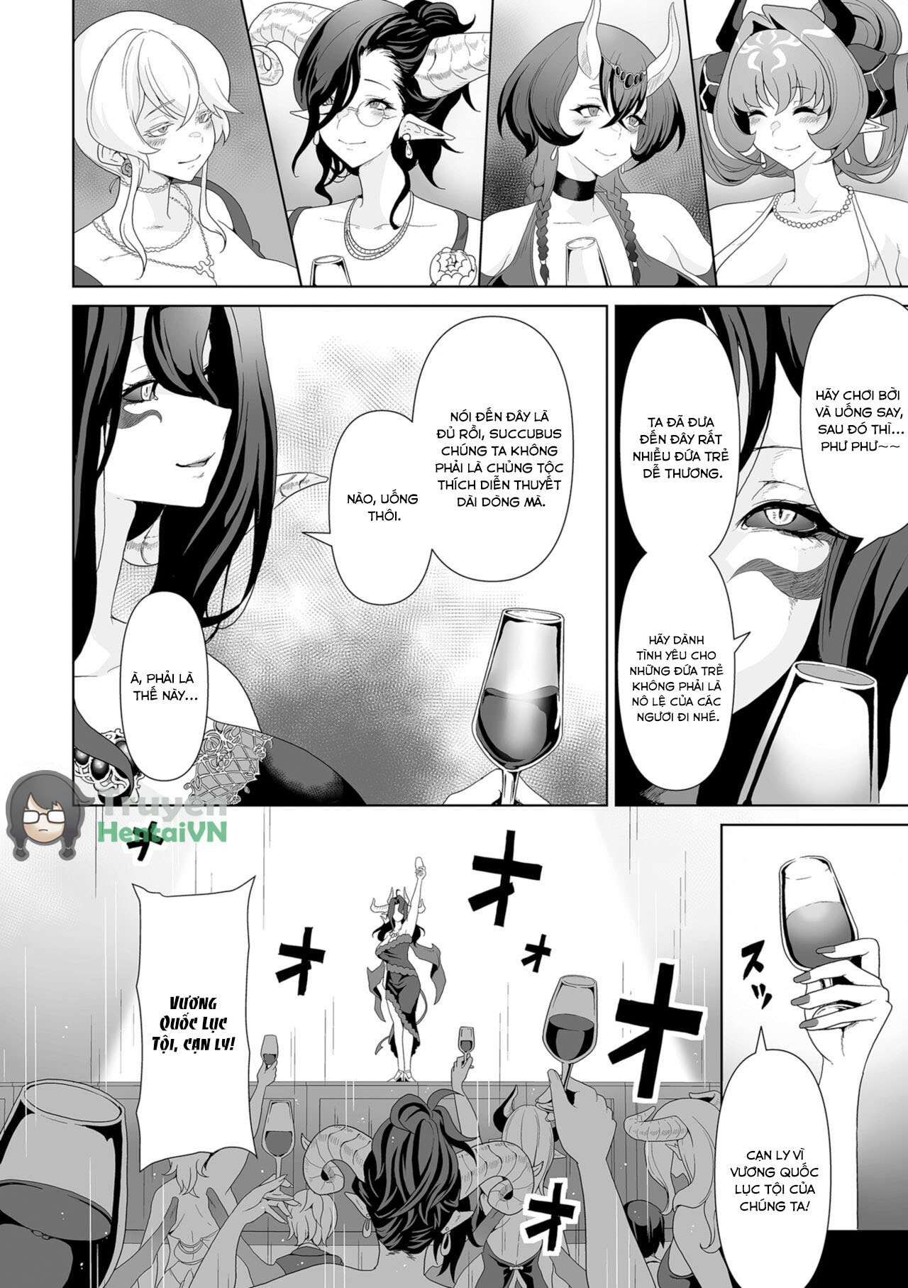 Đọc truyện hentai Vương quốc Succubus thèm bú - Chap 8