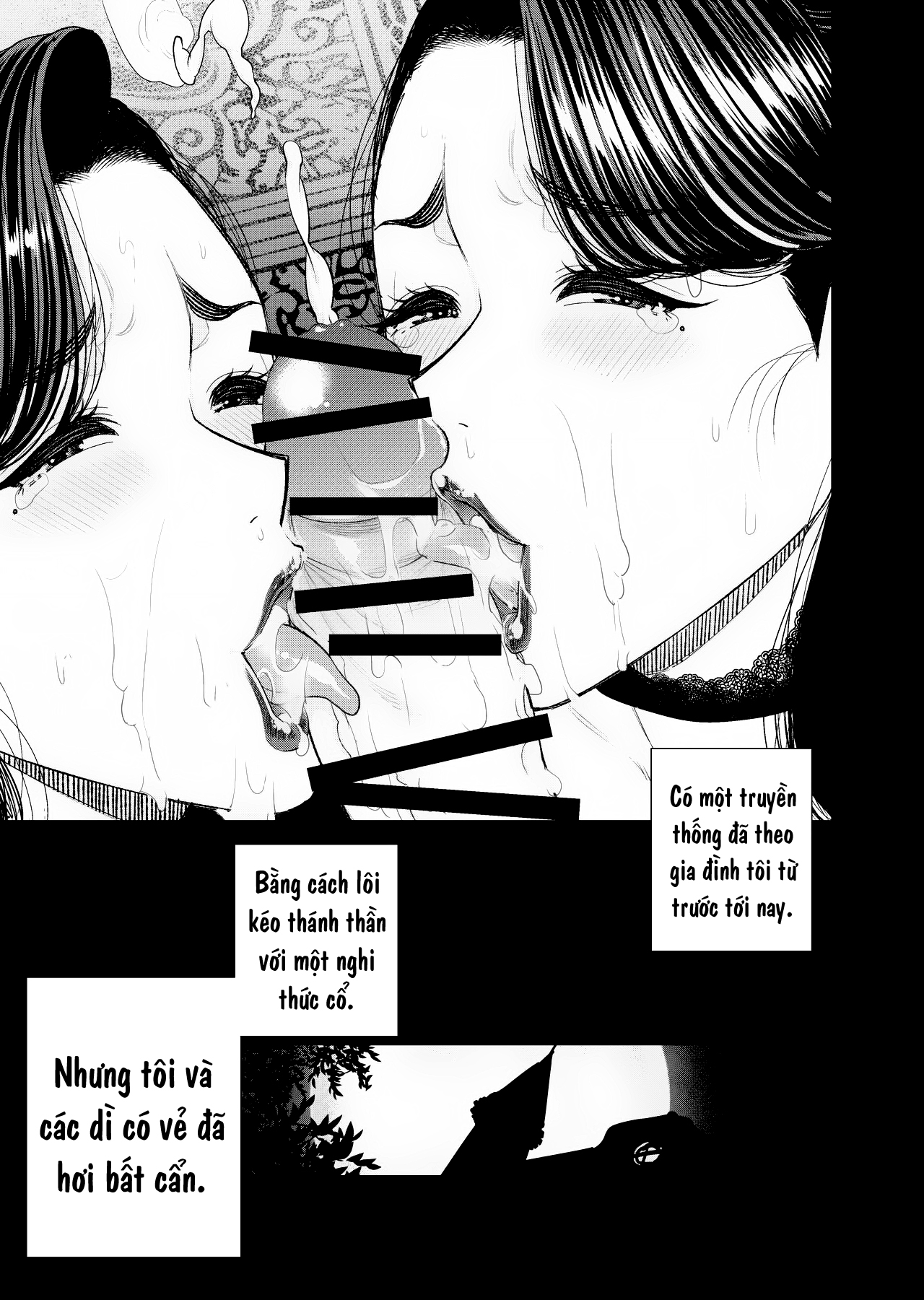 Đọc truyện hentai Nghi thức dâm dục cùng với hai người dì sinh đôi - Oneshot