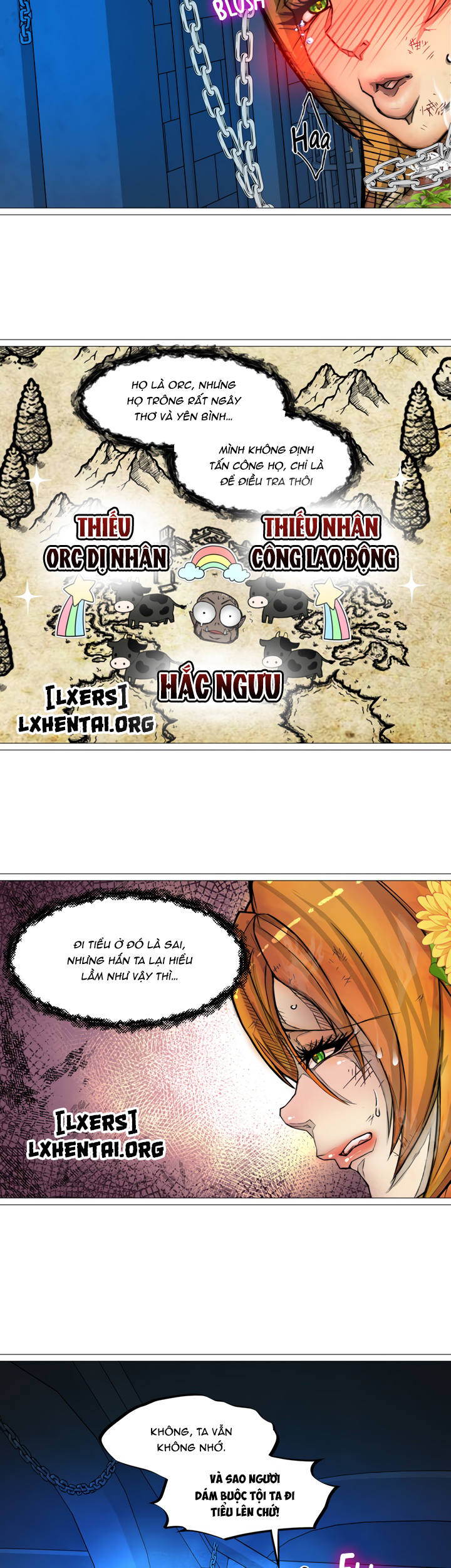 Đọc truyện hentai Nữ Hoàng Dark Elf Và Nô Lệ Orc - Chap 21