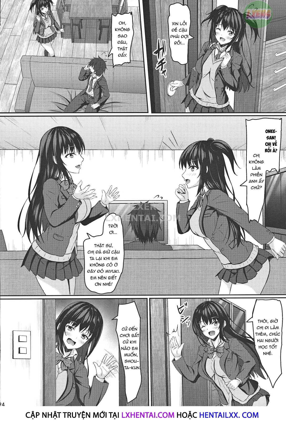 Đọc truyện hentai Chuugaku 1-Nen No Boku To Koibito No Jk No Onee-Chan - Oneshot