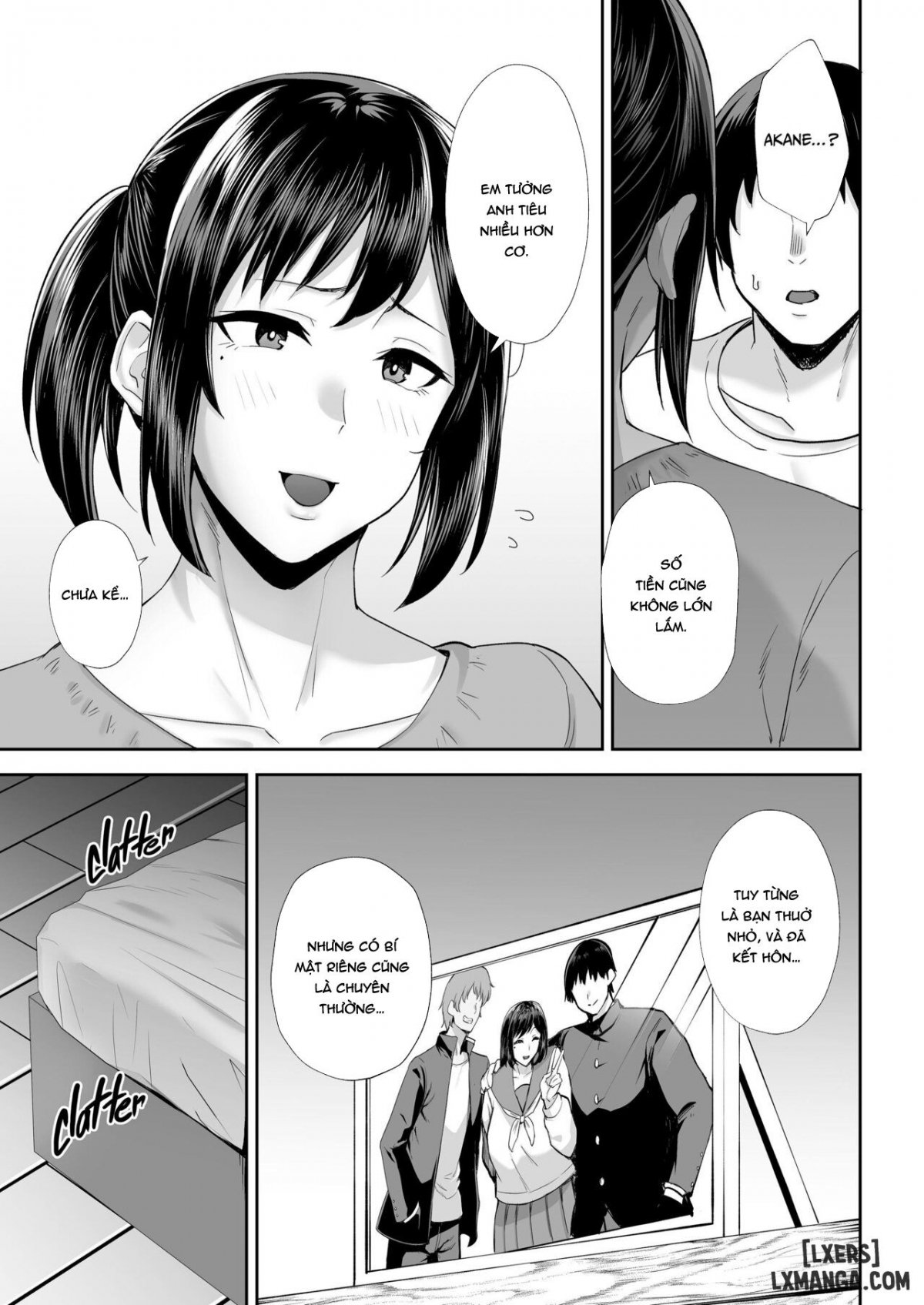 Đọc truyện hentai Netorareta Bakunyuu Osananajimi Tsuma Akane -Mukashikkara Shinyuu (SeFri) to Yarimakuri Deshita lol- - Oneshot