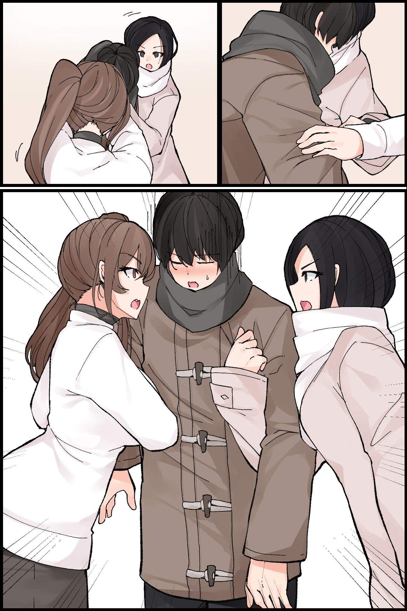 Đọc truyện hentai Mechakucha Eroi Karada no Sewazuki Osananajimi to, Coolchi de 3P Harem!? - Oneshot