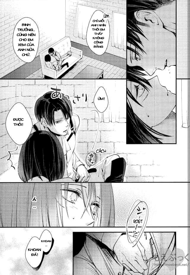 Đọc truyện hentai Chẳng thể đợi chờ (Shingeki no Kyojin) - Oneshot