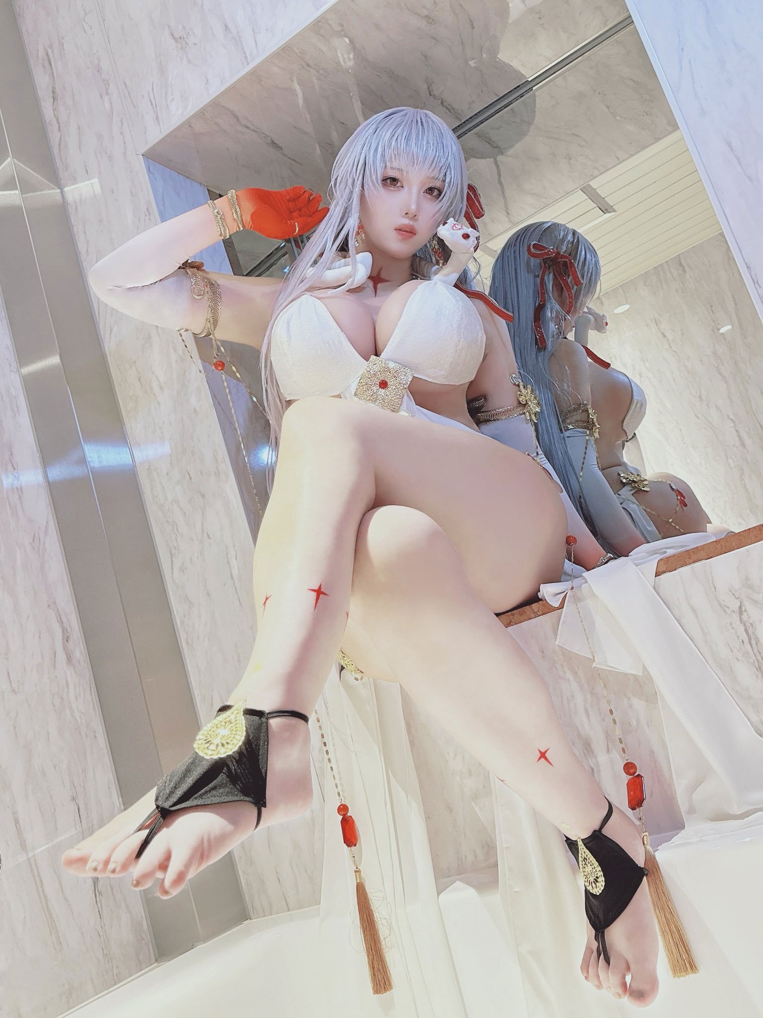 Đọc truyện hentai Tuyển tập Albums siêu phẩm Cosplay - Chap 1242 - Rumi Twins - Durga