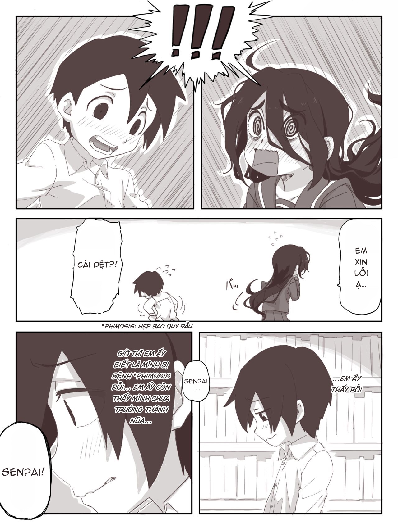 Đọc truyện hentai Senpai, hãy ra trên tay em - Oneshot