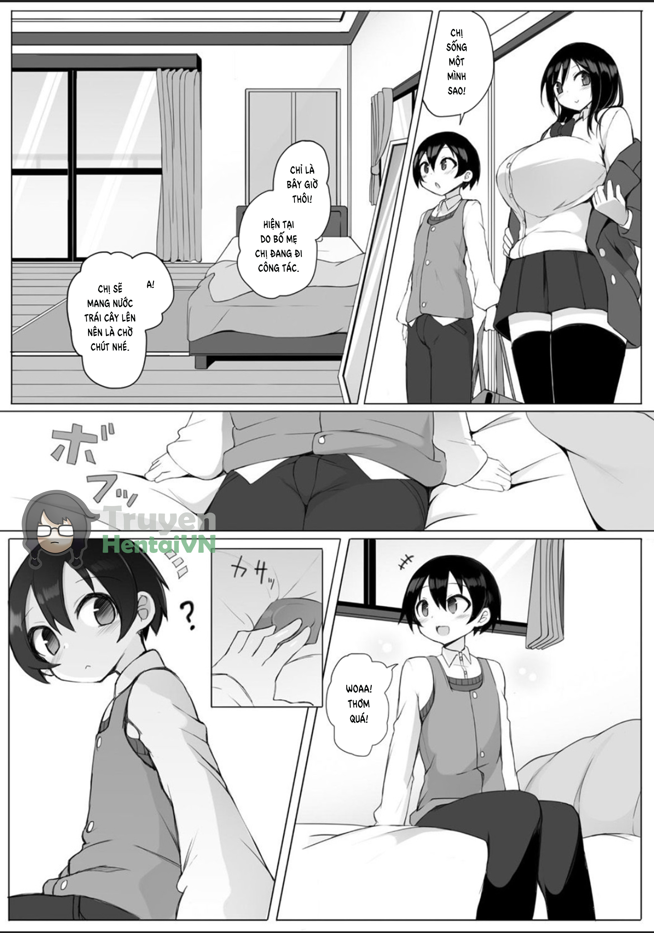 Đọc truyện hentai Rui-kun to Kinjo no Joshi Kousei no Onee-san Ch. 1 (Cyberia Plus Vol. 19) - Oneshot