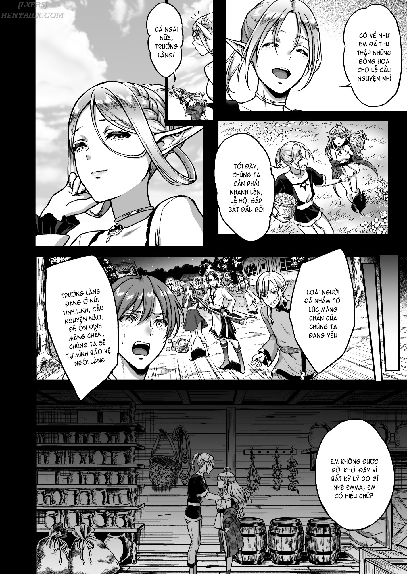 Đọc truyện hentai Tasogare No Shou Elf - Chap 2