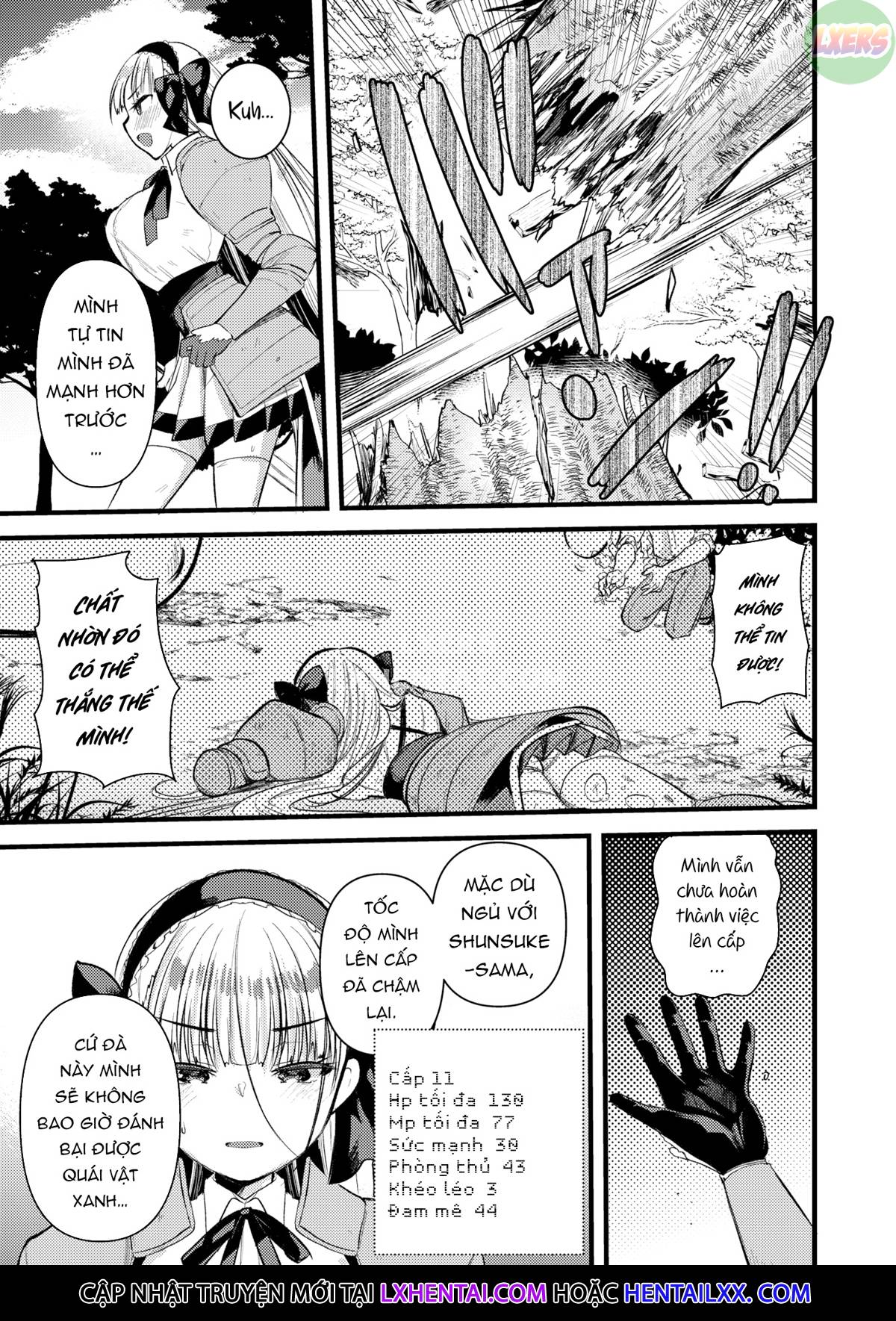 Đọc truyện hentai Cuộc sống thư thái nơi đảo hoang cùng cô Kỵ sĩ công chúa Level 1 - Chap 8