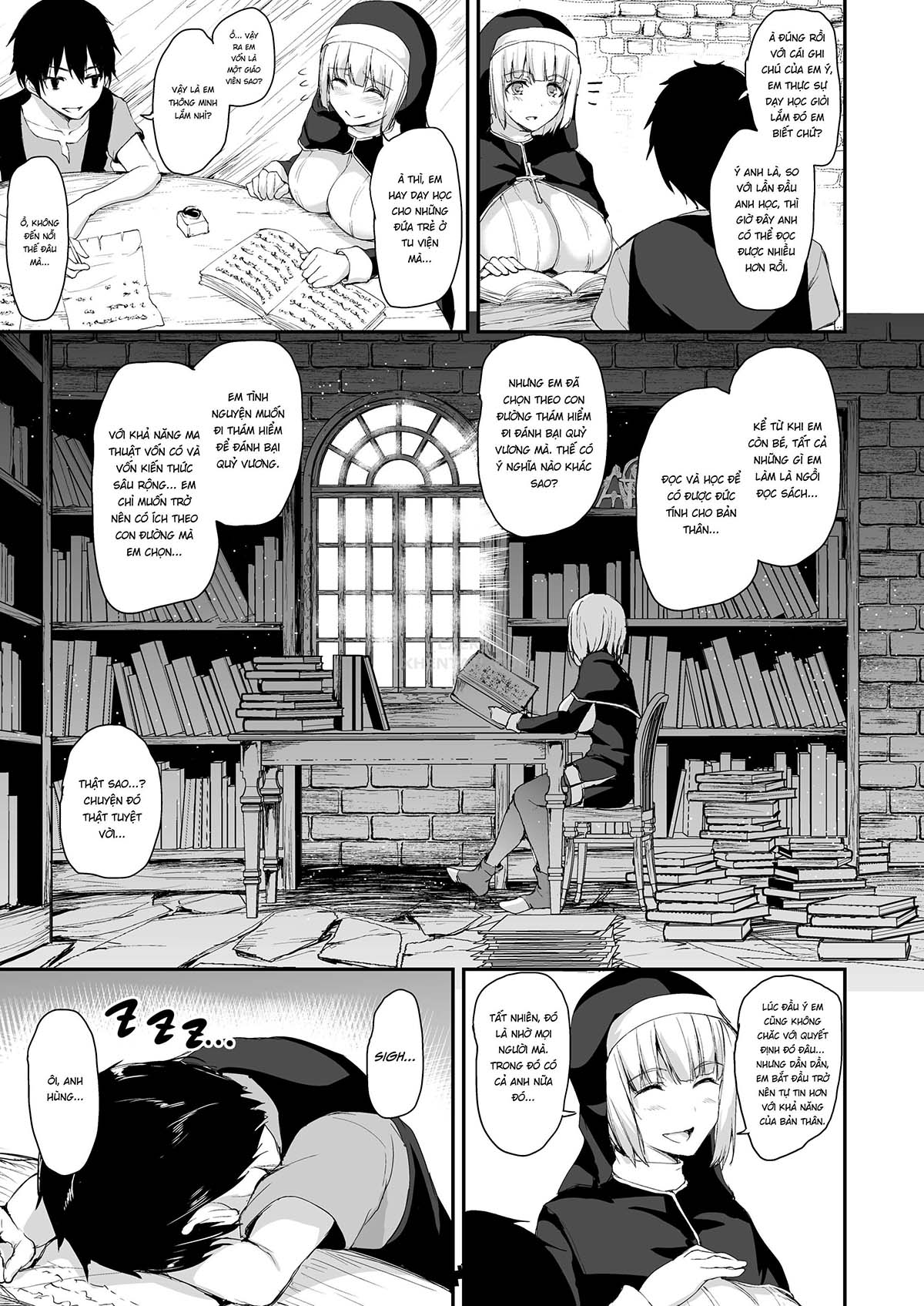 Đọc truyện hentai Tales of a Harem in Another World - Chap 5 - Ambushed! The Wild Succubus Sisters Appear!