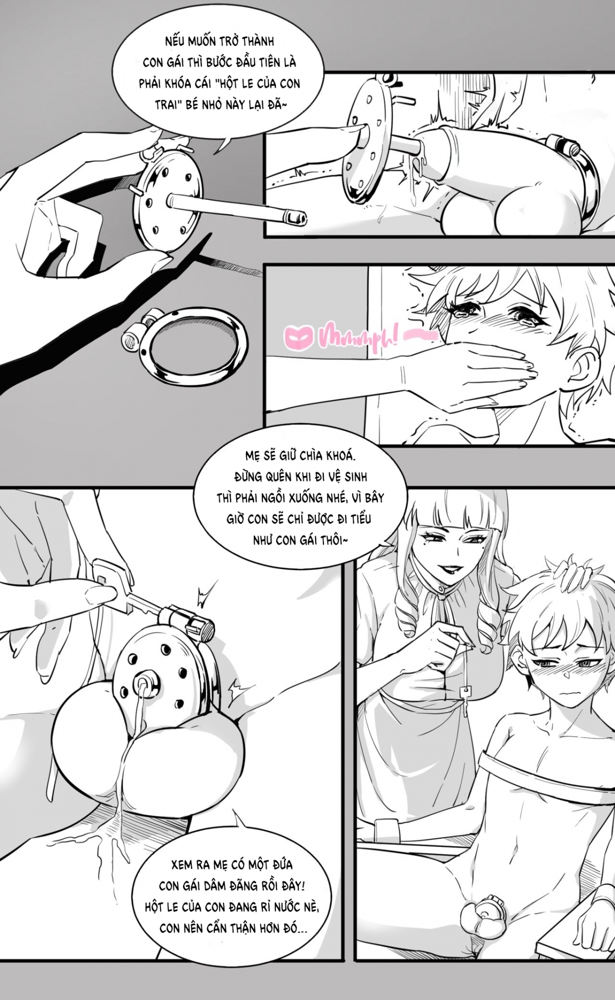 Đọc truyện hentai Trở Thành Con Gái - Chap 1+2+3