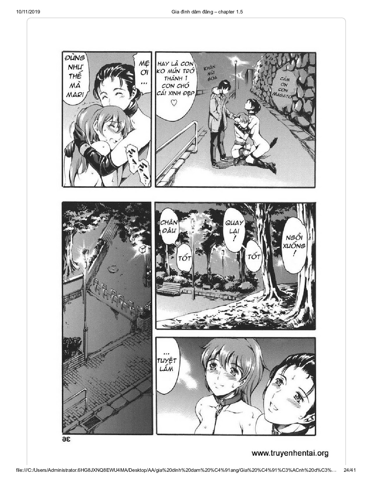 Đọc truyện hentai Katei no Jijou - Chap 2