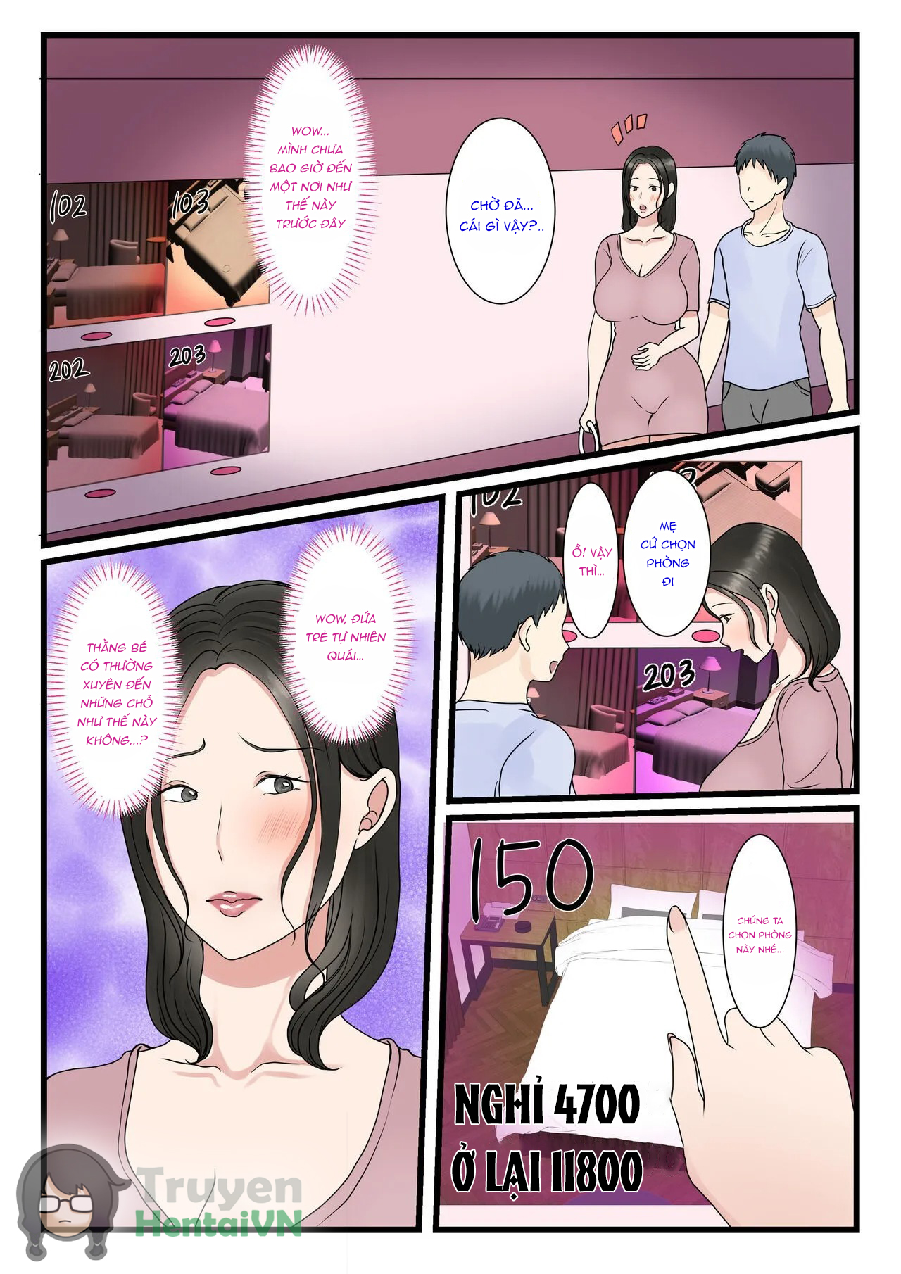 Đọc truyện hentai Shojo no Haha wa Musuko ni Dakarete Ko o Haramu - Oneshot