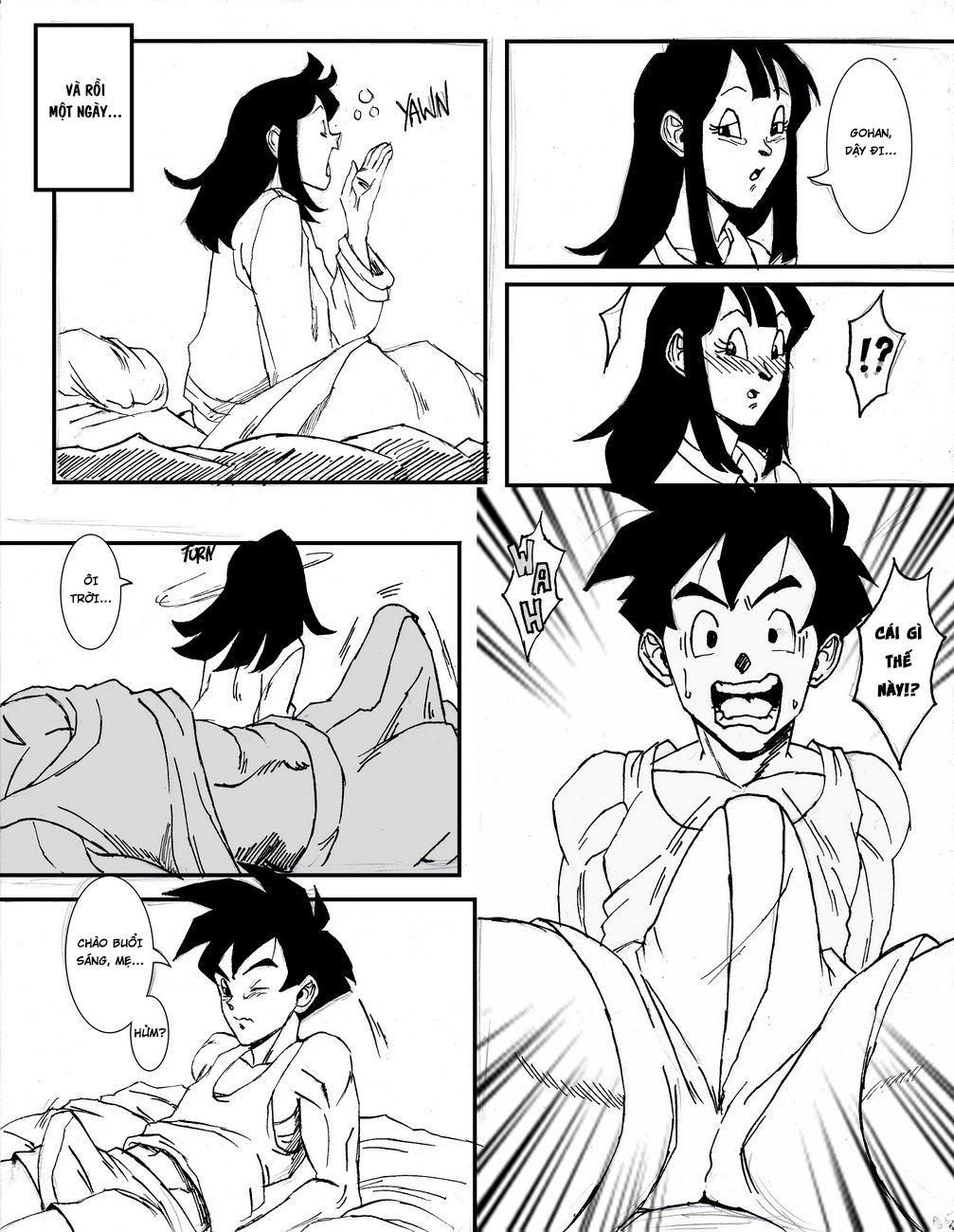 Đọc truyện hentai Chichi và Gohan - Oneshot