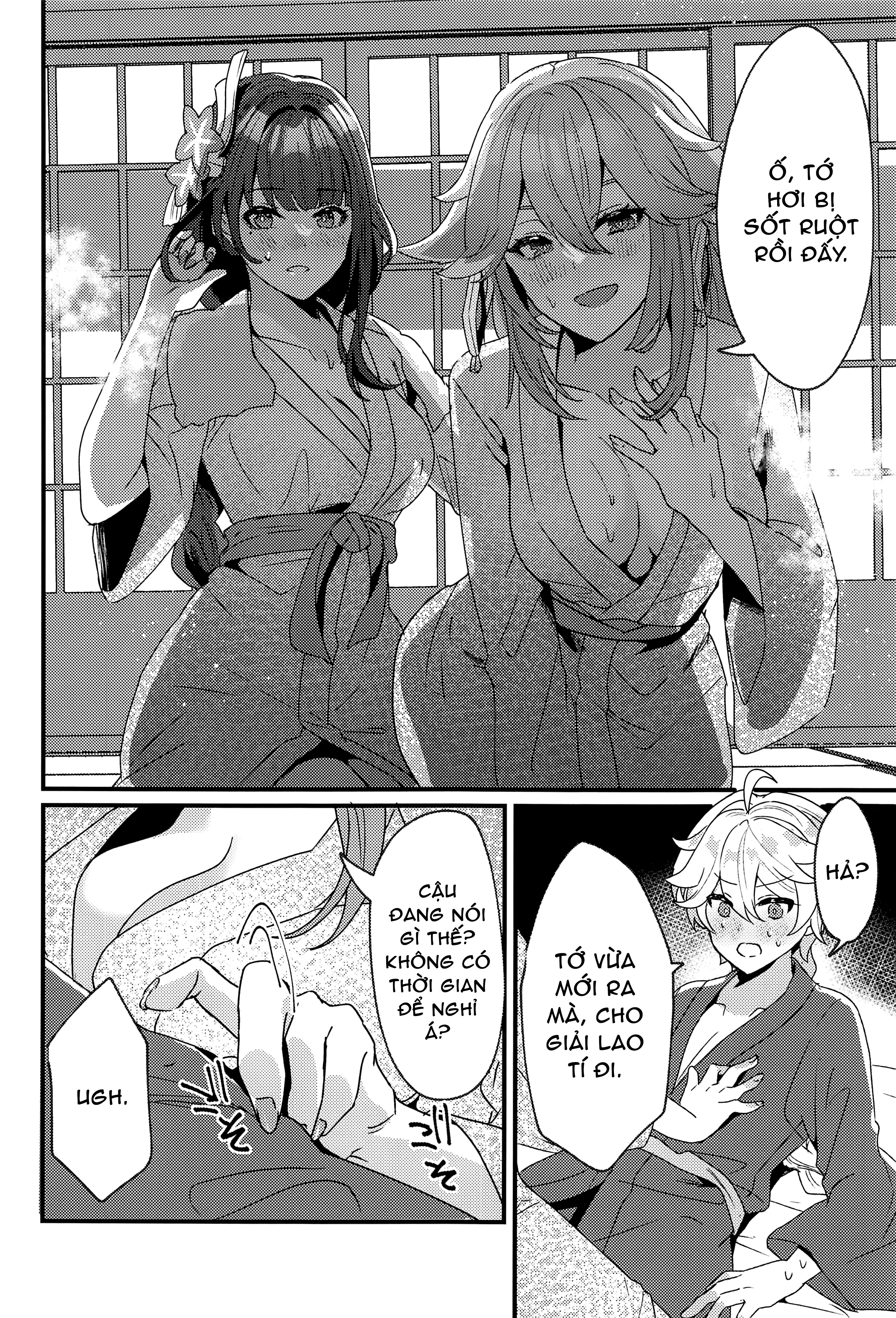 Đọc truyện hentai Kì nghỉ tại suối nước nóng Inazuma - Khổ thân ông cháu:))))