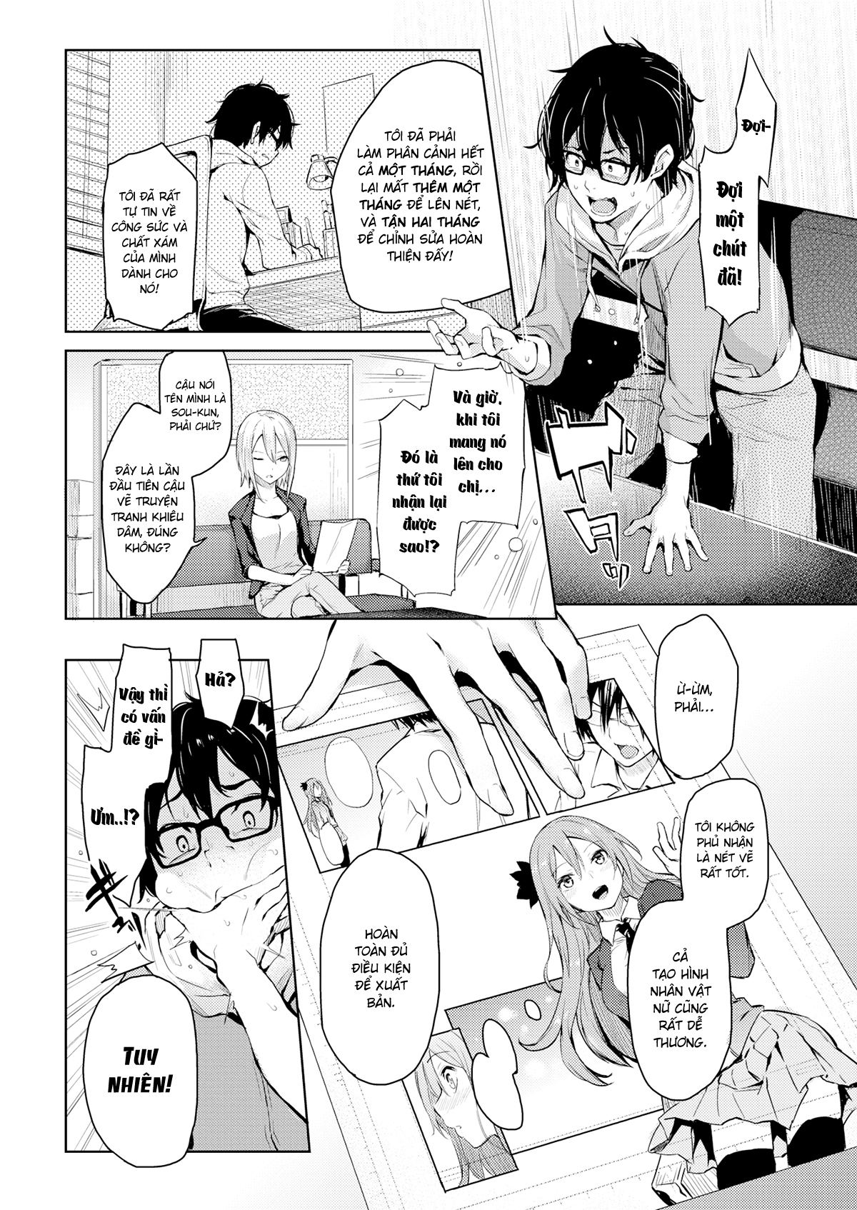 Đọc truyện hentai Biên Tập Viên La Sát Satou-san - Chap 01 - Biên Tập Viên La Sát Satou-san