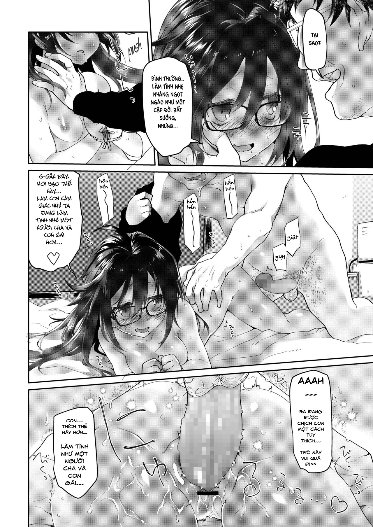 Đọc truyện hentai Chichi no Aijin 15sai - Oneshot