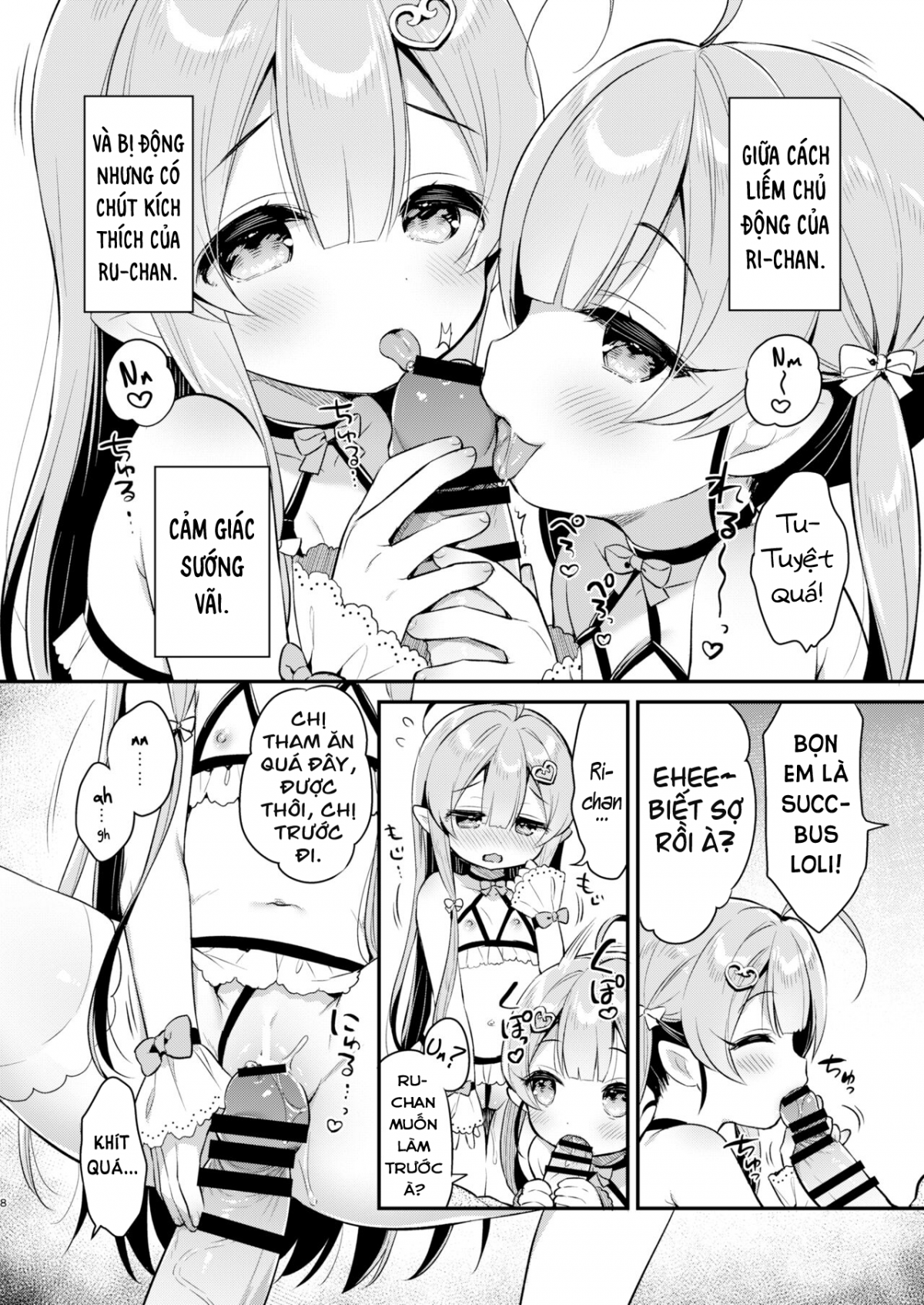 Đọc truyện hentai Cặp song sinh tấn công Succubus-chan - Chap 1