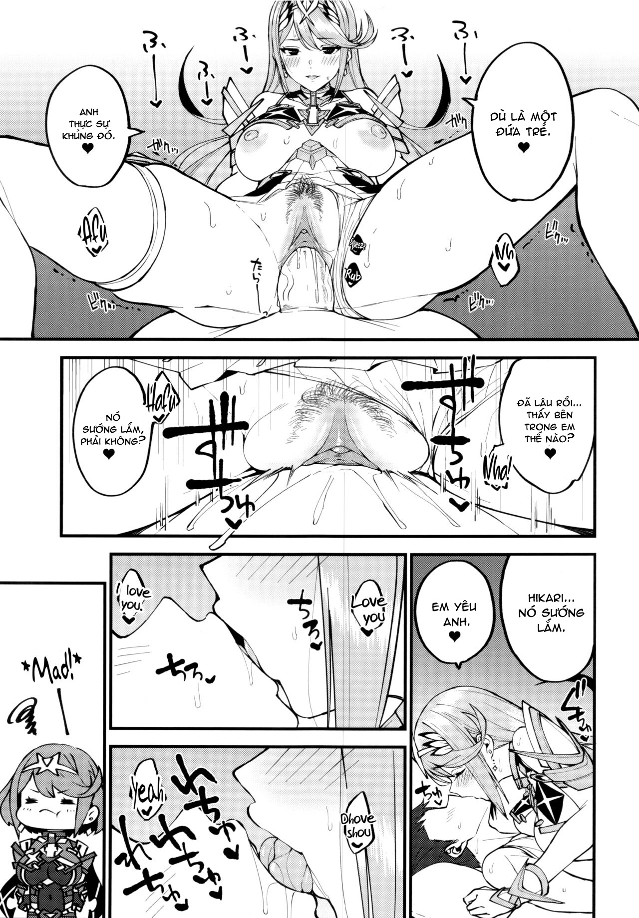 Đọc truyện hentai Sự dẫn dắt của Mặt trời rực lửa (Xenoblade Chronicles 2) - Oneshot