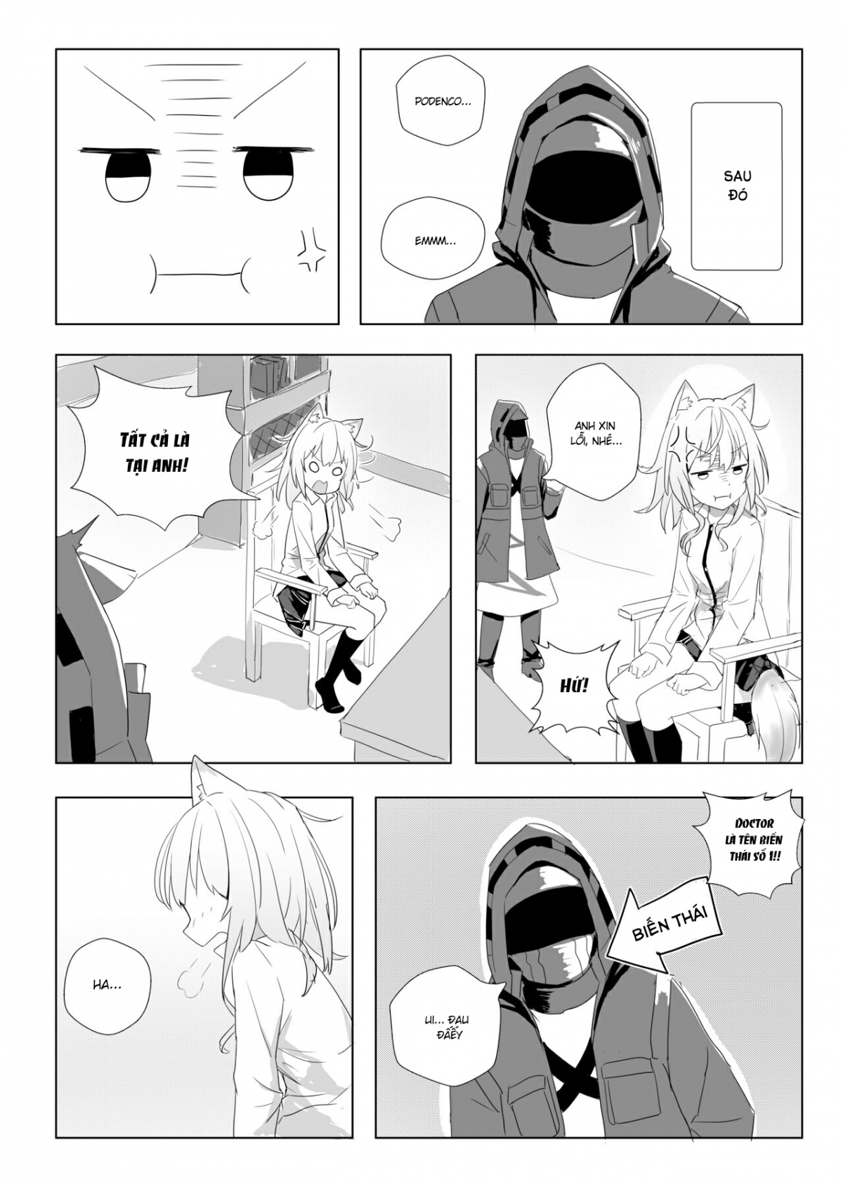 Đọc truyện hentai Horny Puppy Podenco (Arknights) - Oneshot