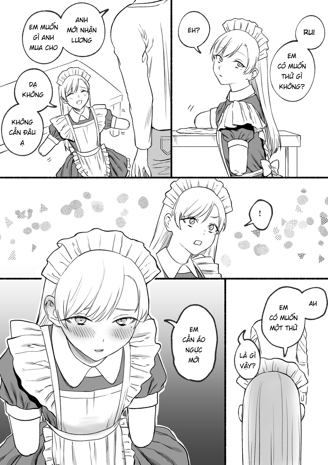 Đọc truyện hentai Hầu gái Rui khiếm khuyết - Oneshot