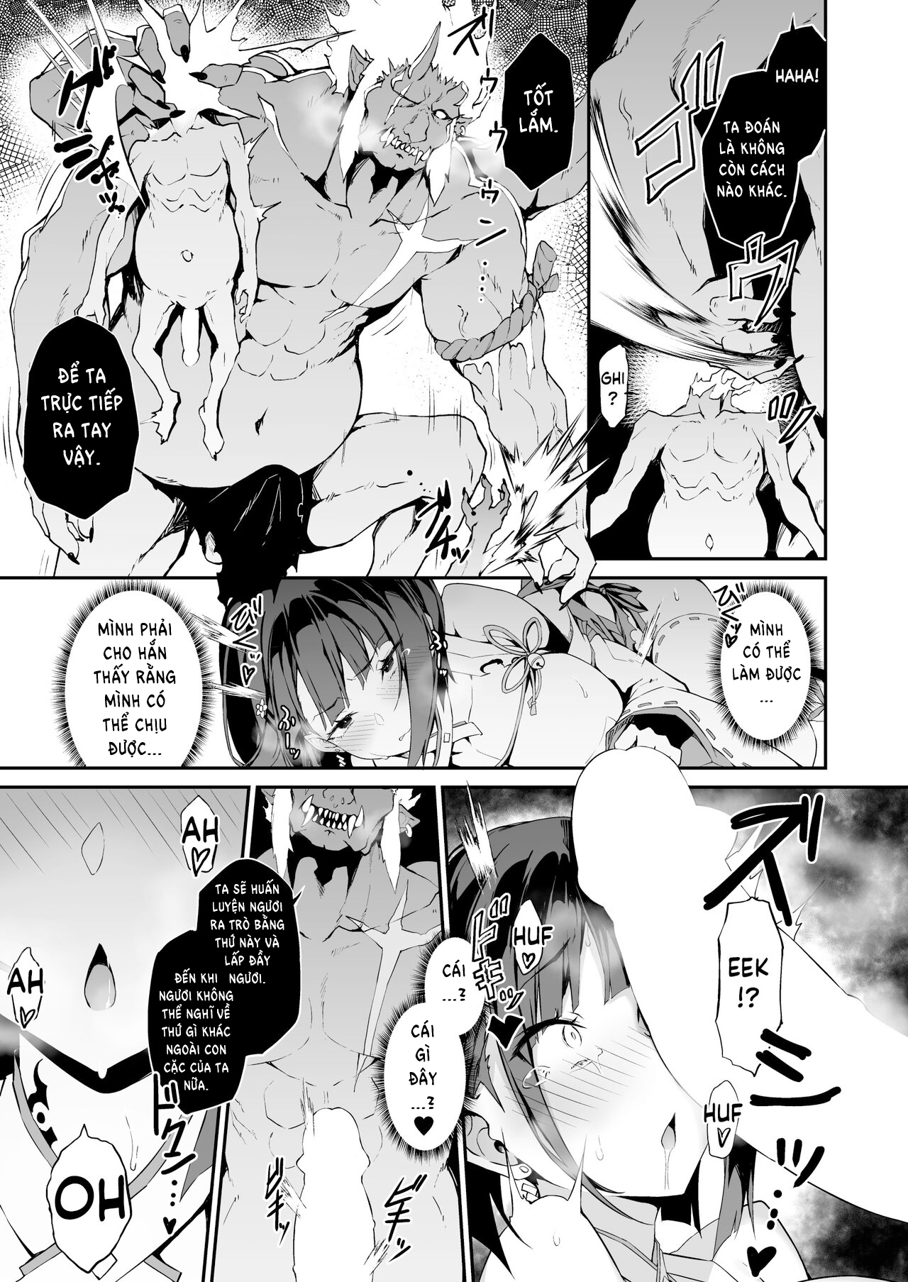 Đọc truyện hentai Sự sa ngã của 2 nàng vu nữ - Oneshot