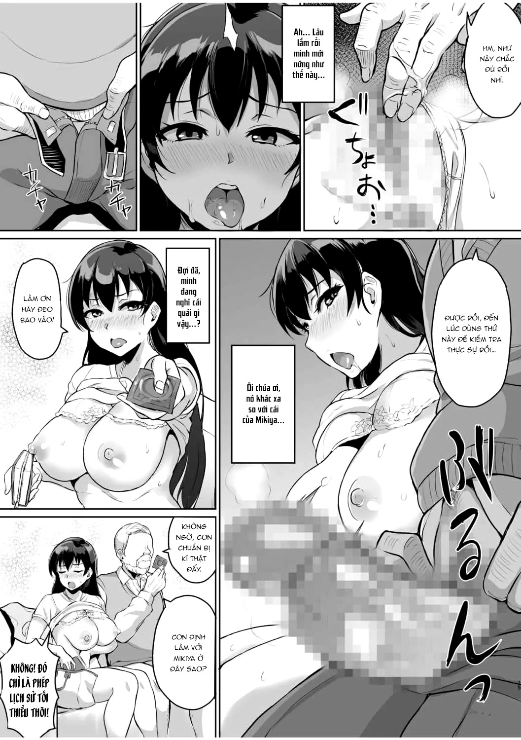 Đọc truyện hentai Moto Papakatsu Aite to no Himitsu no SEX ~Gifu Kara no Teishuku Shiken~ - Chap 1