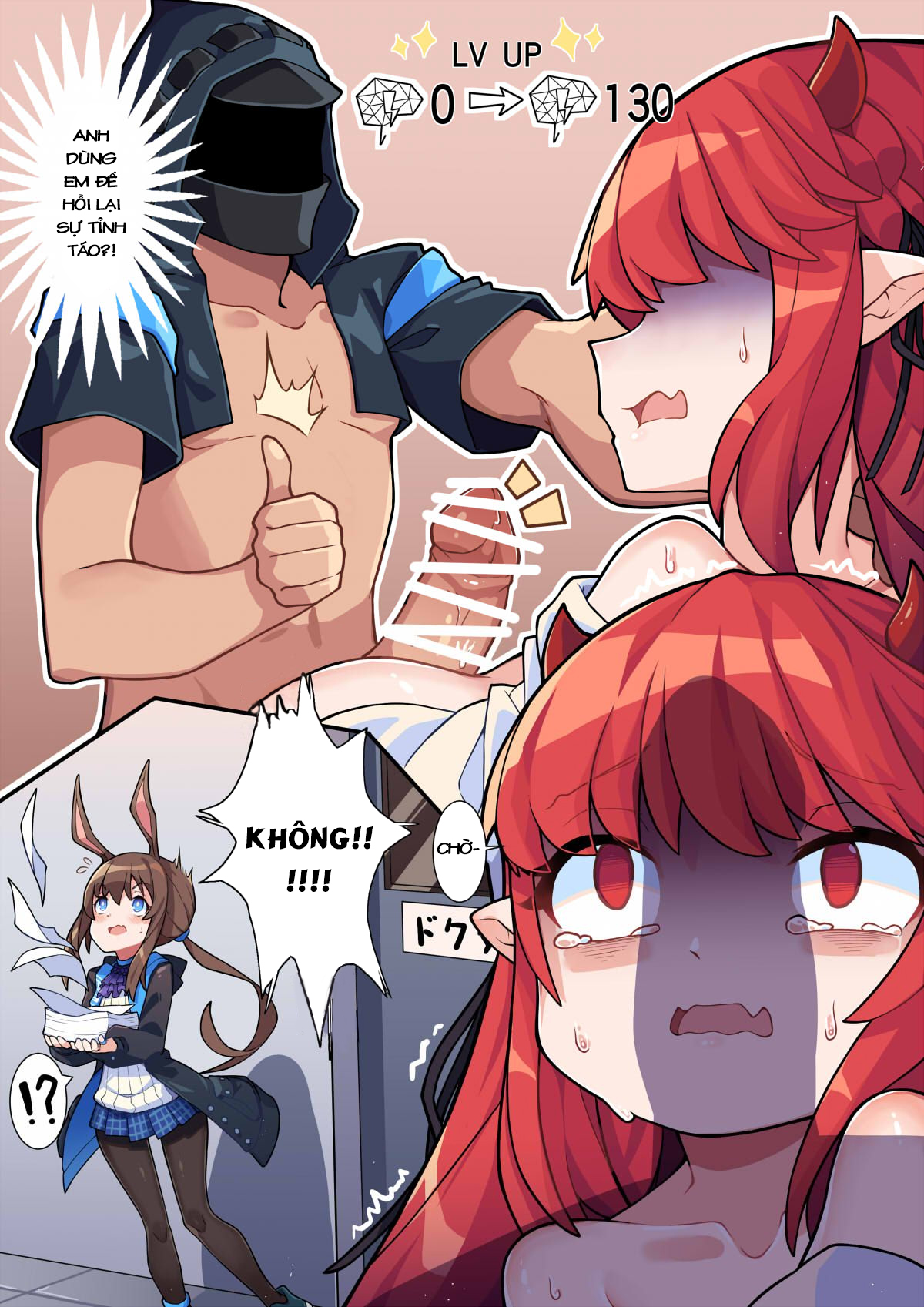 Đọc truyện hentai Vigna's work at night - Oneshot [Short Hentai]