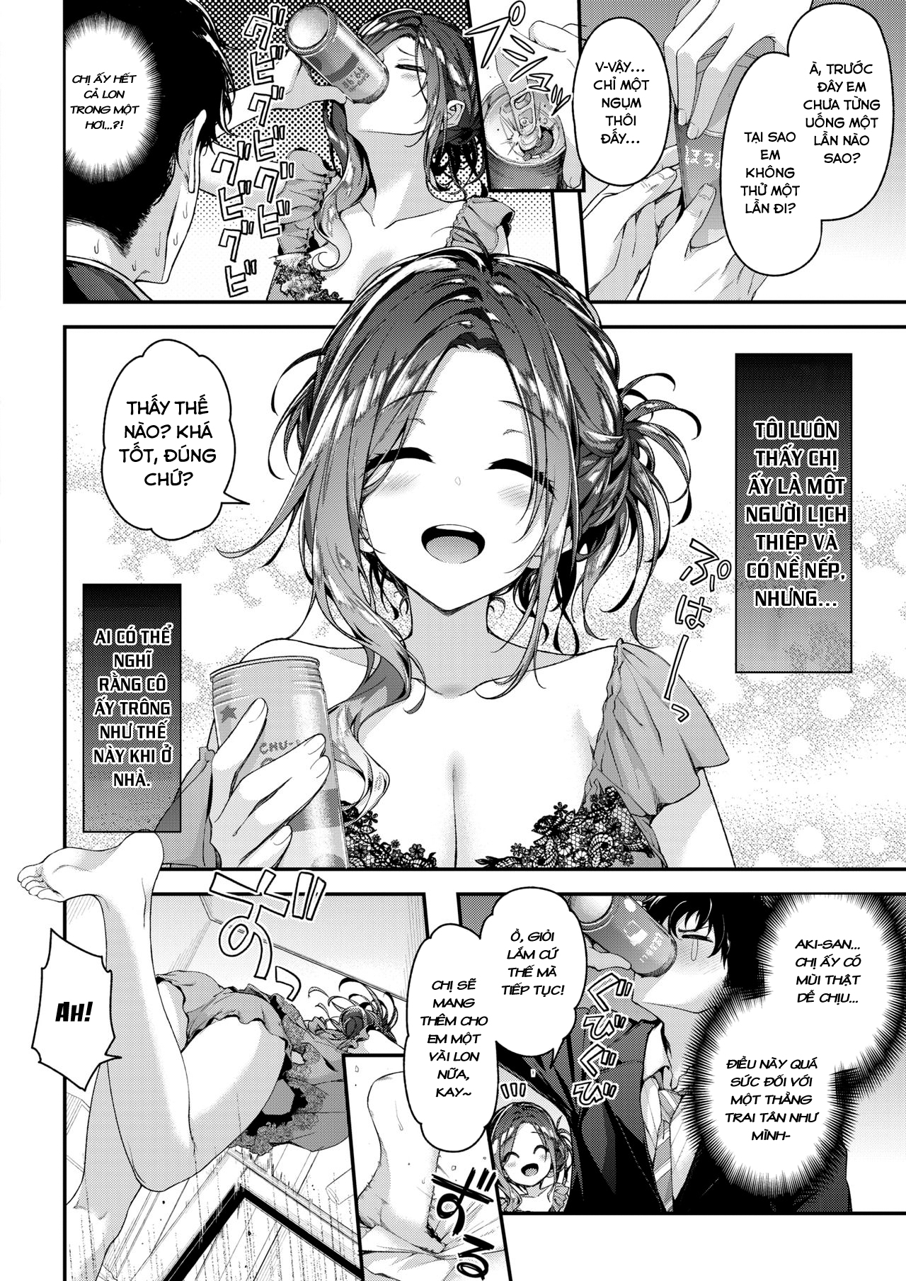 Đọc truyện hentai Totsugeki★Tonari no Onee-san - Oneshot