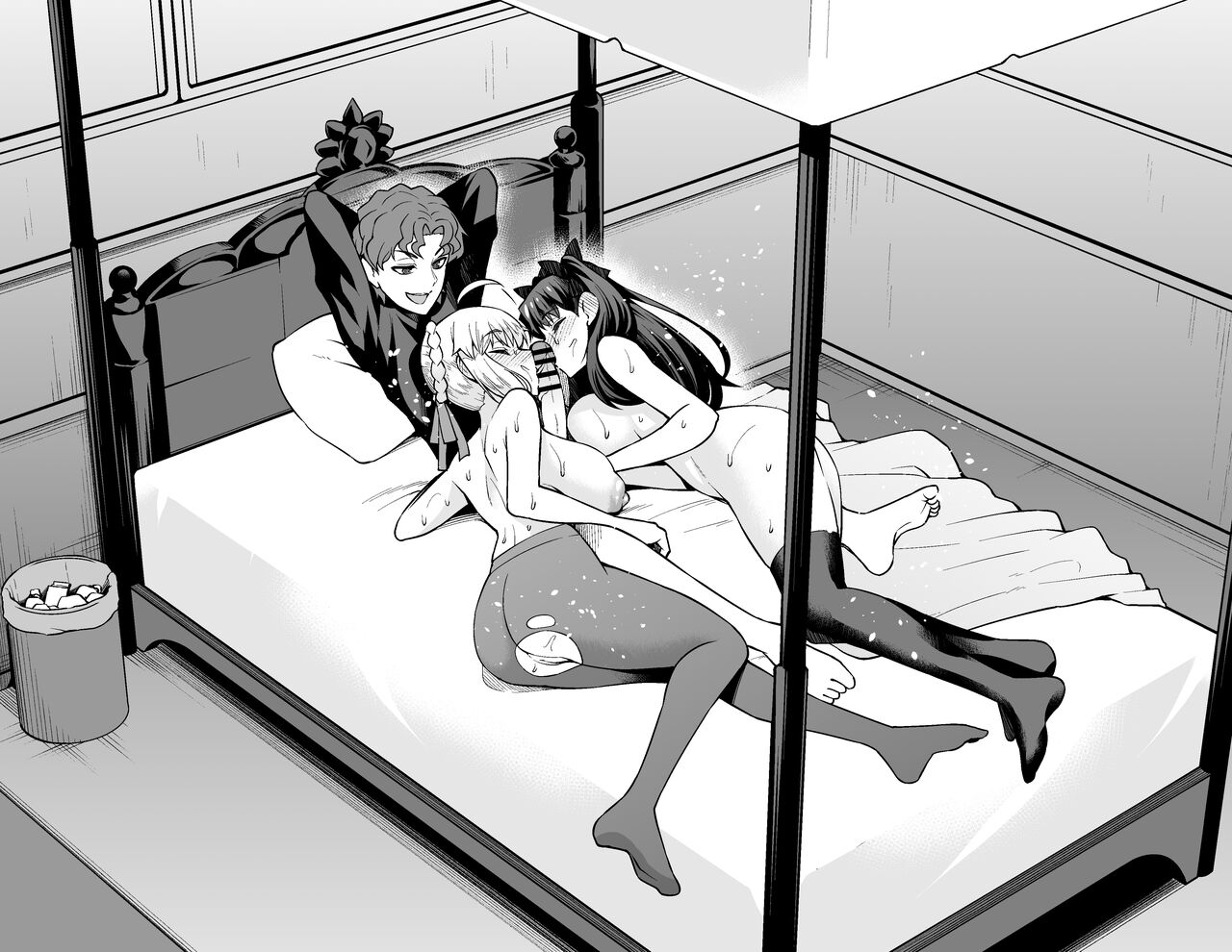 Đọc truyện hentai Saber & Rin làm tình vui vẻ với Shinji - Ko lời