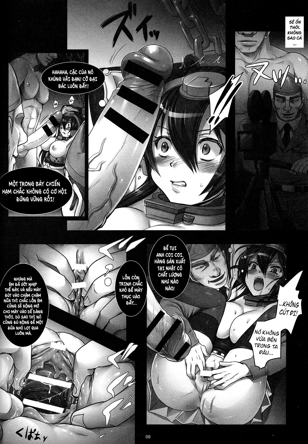 Đọc truyện hentai Kết cục của nữ hạm nagato sau khi rơi vào tay lính Mĩ - Oneshot