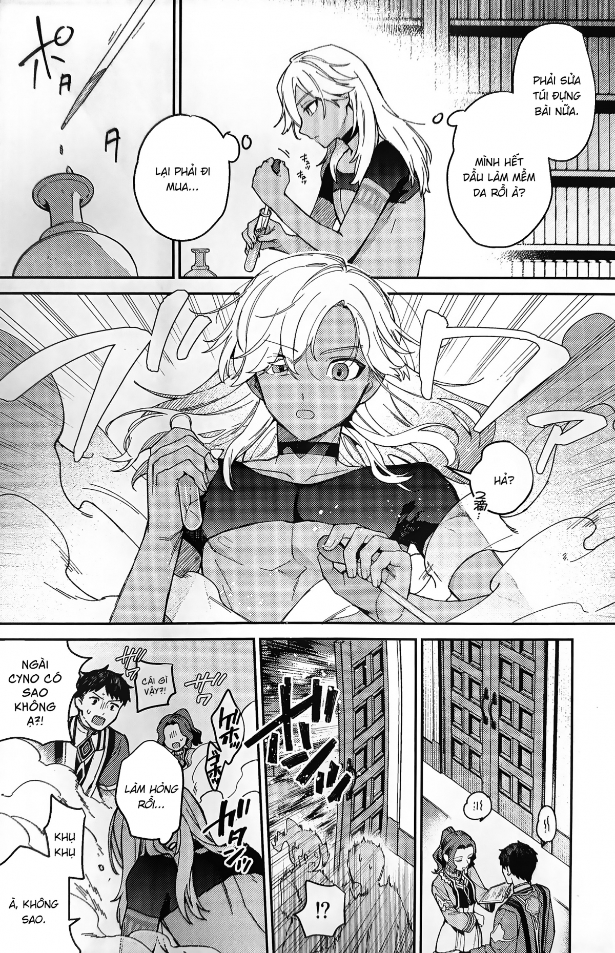 Đọc truyện hentai Anh bạn sói của tôi đang hành động bất thường - Oneshot