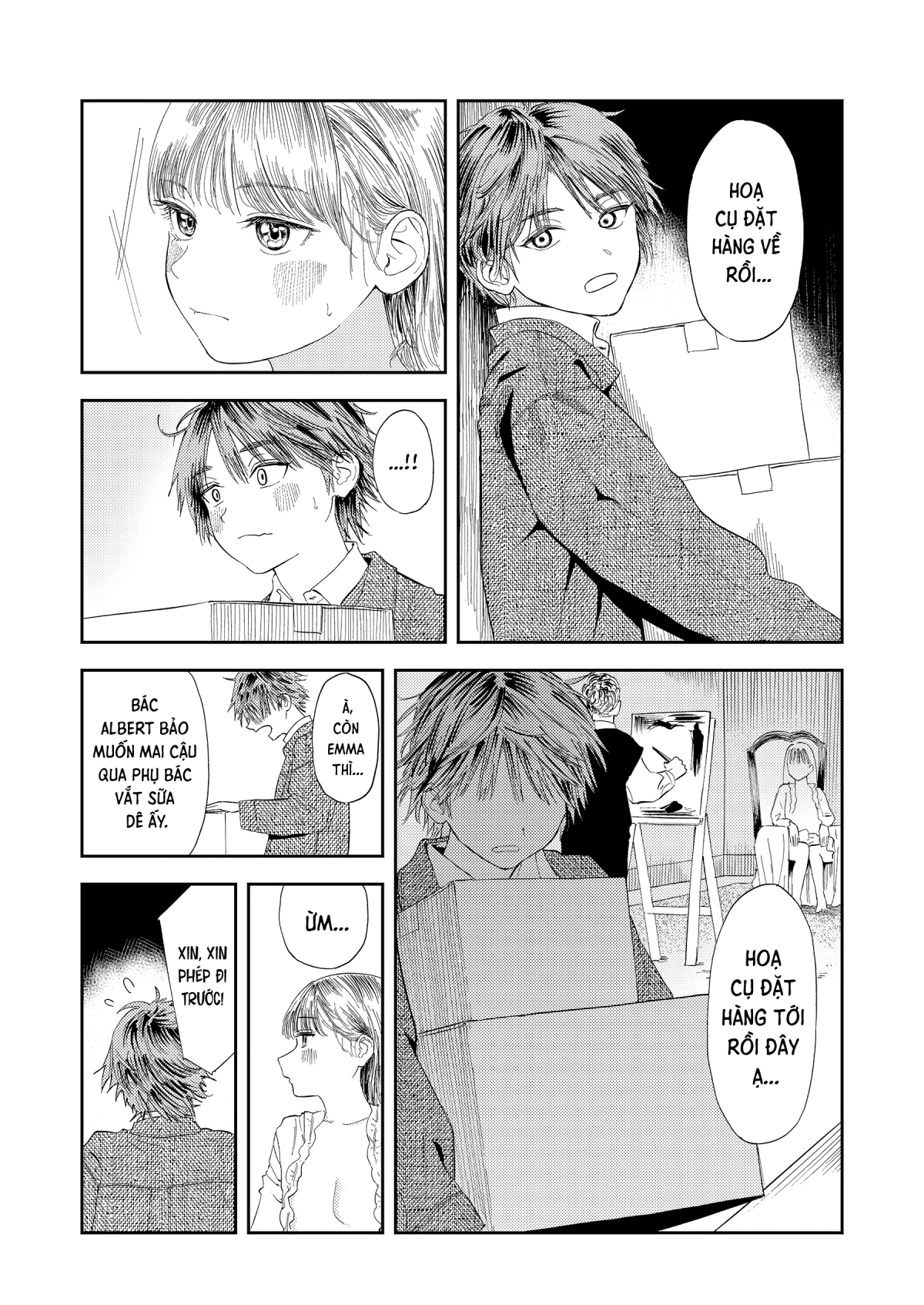 Đọc truyện hentai Chuyện tình nơi xưởng vẽ - Oneshot